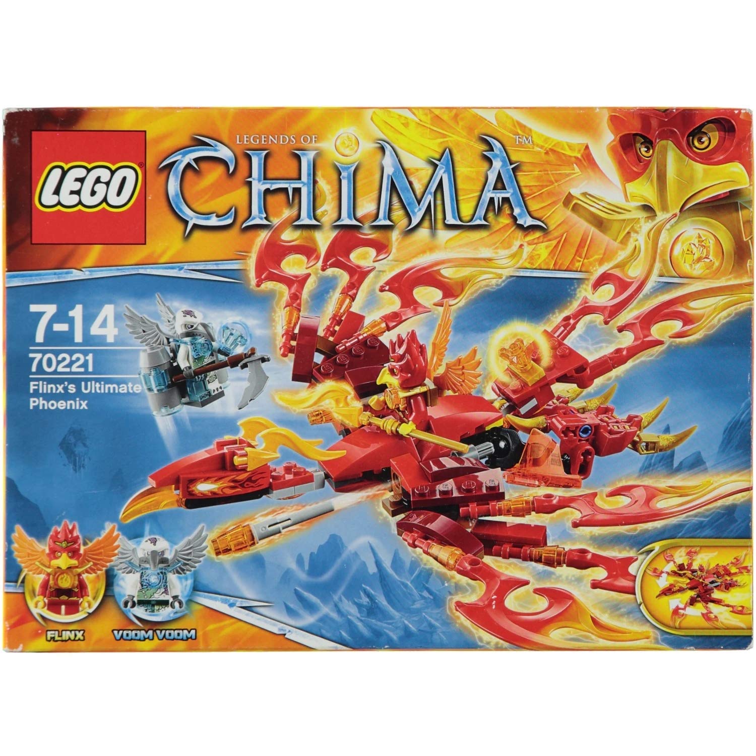 Foto 2 pulgar | Set De Construcción Lego Chima 70221 Flinx Ultimate Phoenix - Venta Internacional.