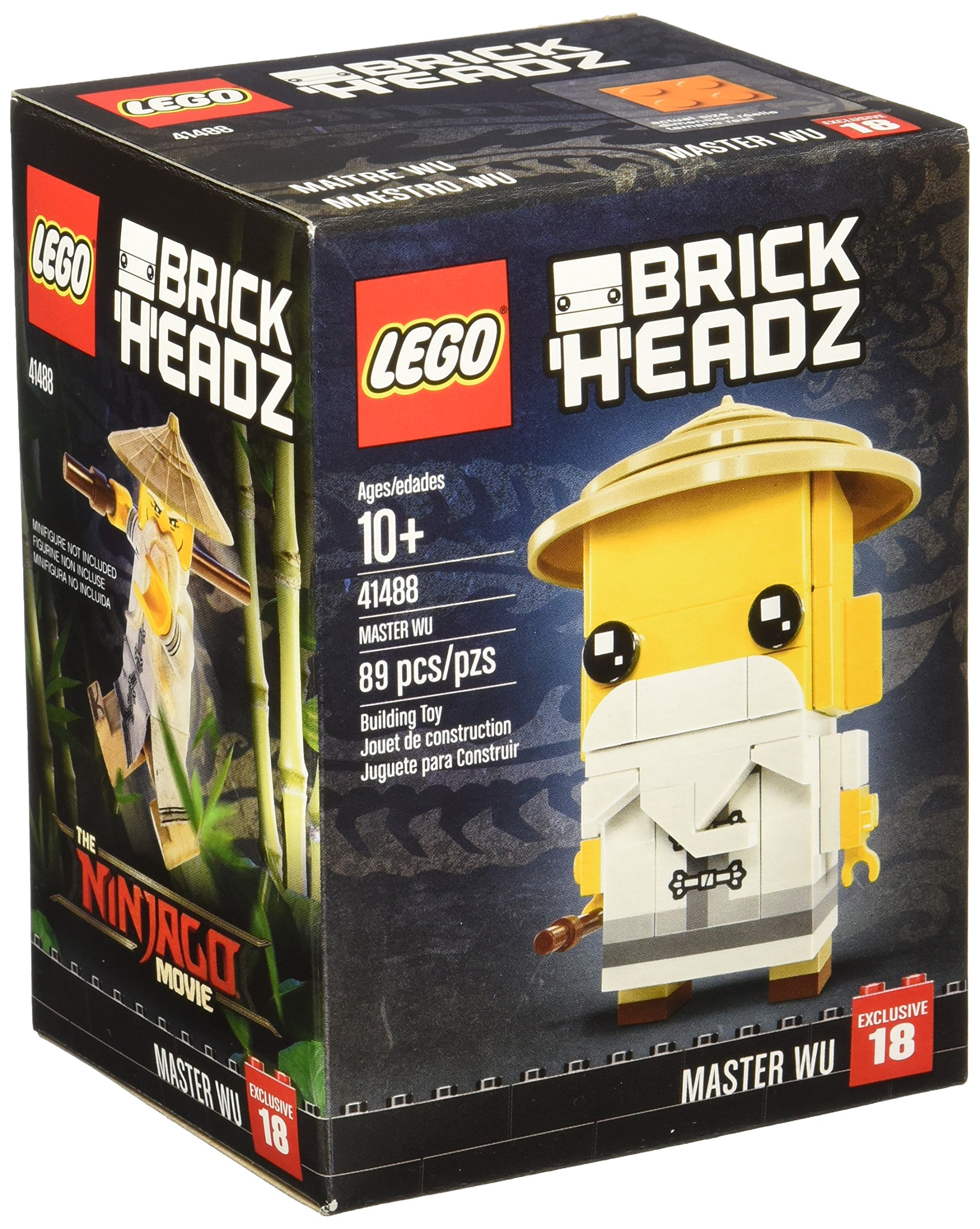 Foto 1 | Set De Construcción Lego Brickheadz Master Wu 41488 Ninjago Theme - Venta Internacional.