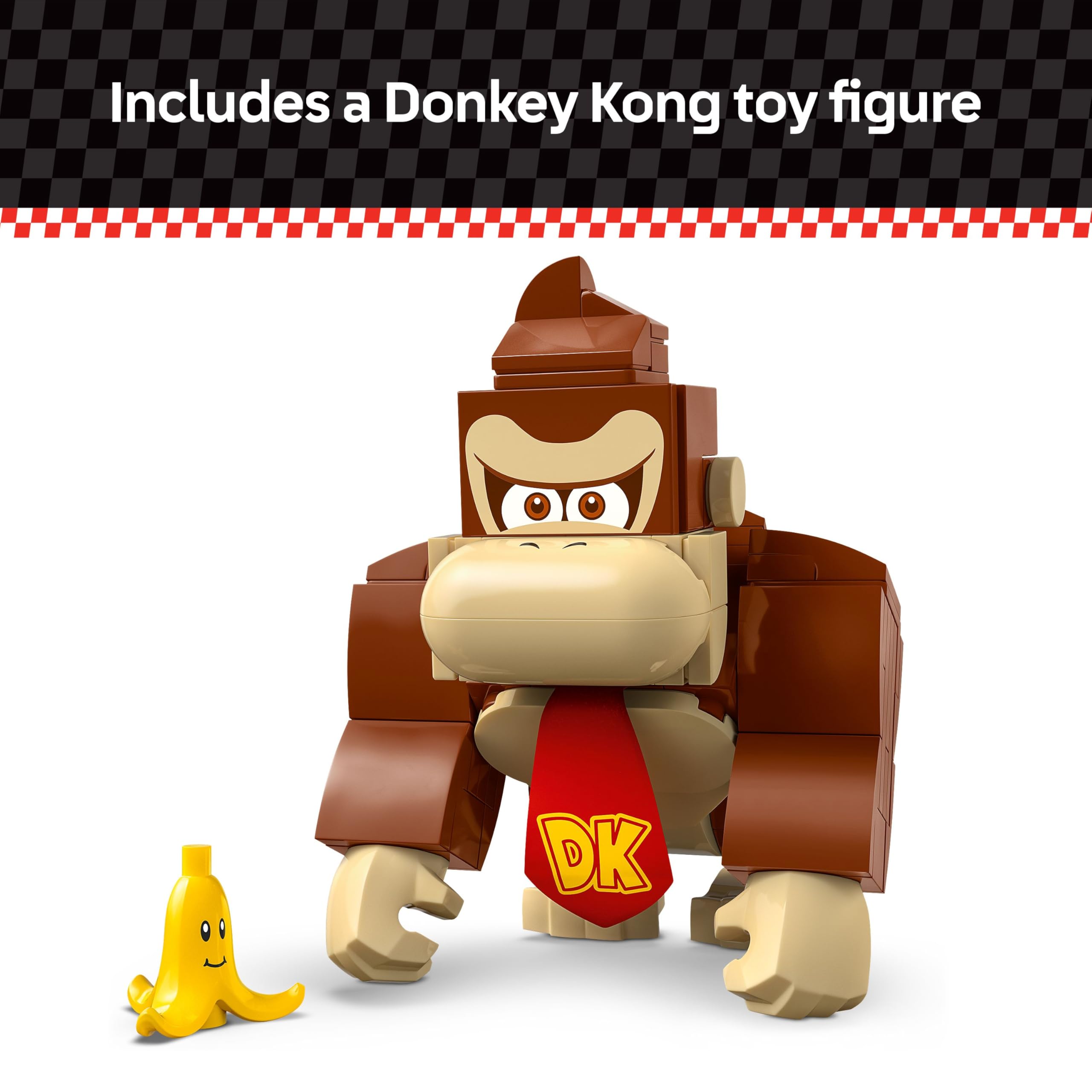 Foto 5 pulgar | Set De Construcción De Juguetes Lego Super Mario Kart Donkey Kong - Venta Internacional.