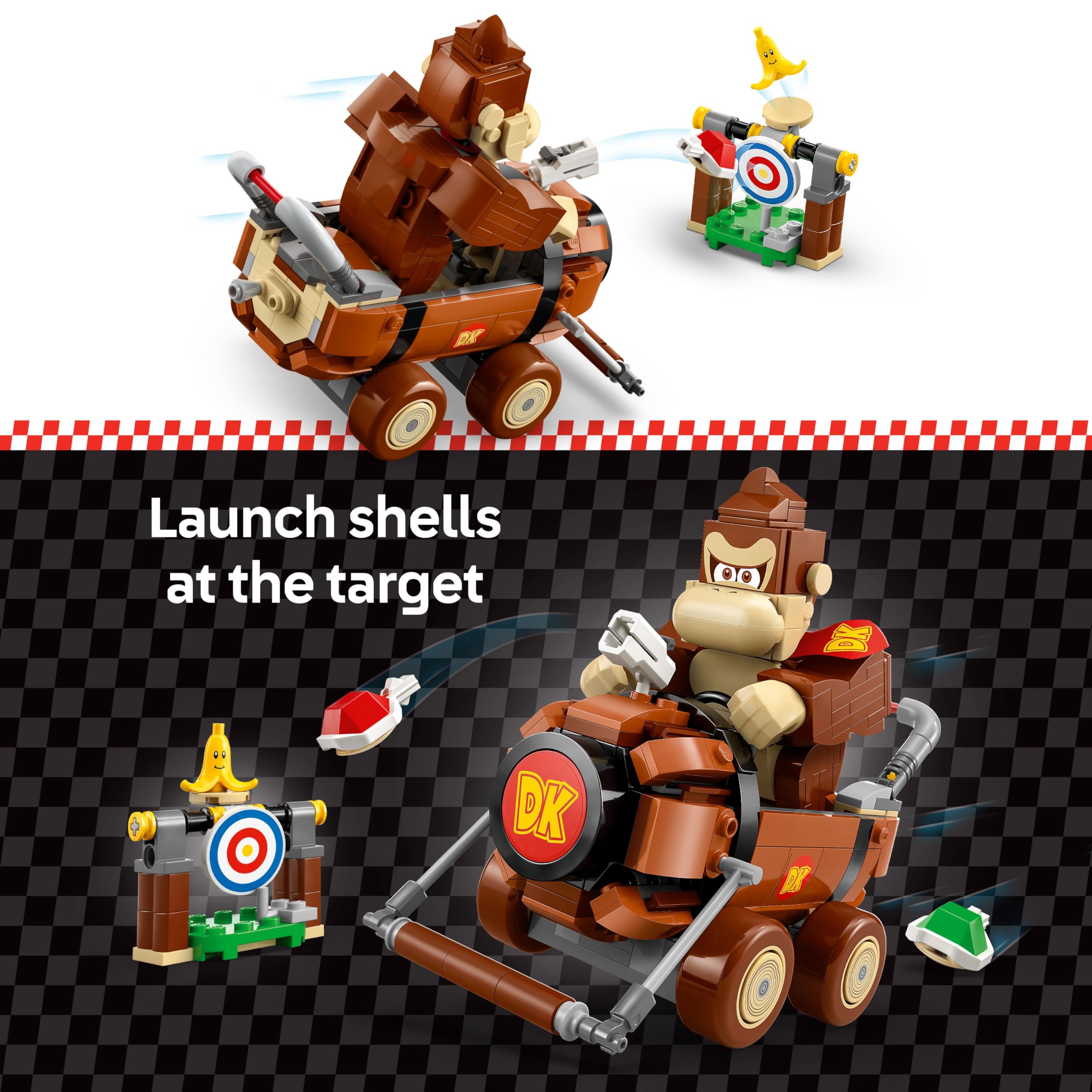 Foto 6 pulgar | Set De Construcción De Juguetes Lego Super Mario Kart Donkey Kong - Venta Internacional.