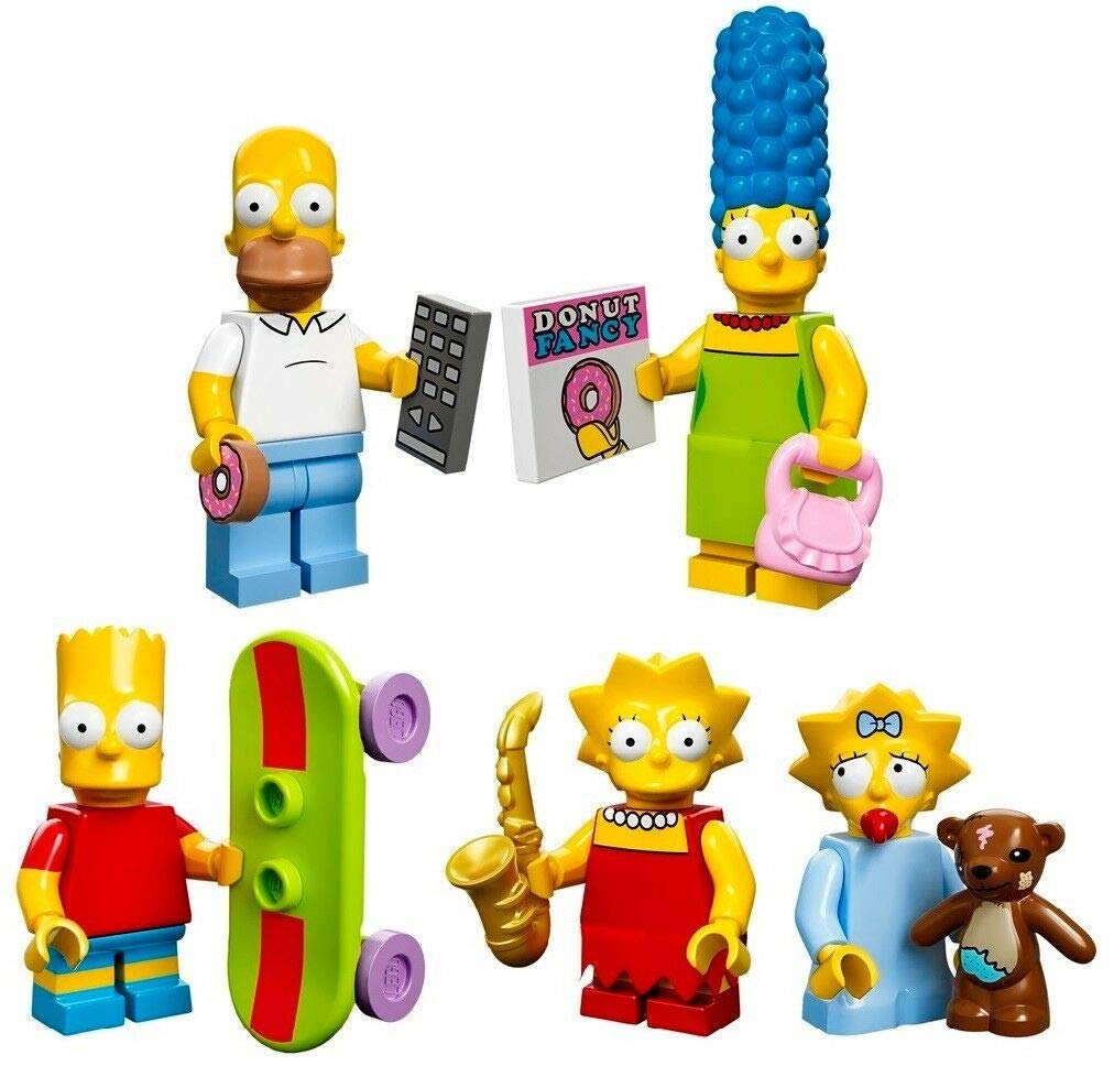 Foto 2 pulgar | Minifiguras Lego De Juguete De La Familia Simpson De 5 Paquetes Sellados - Venta Internacional.