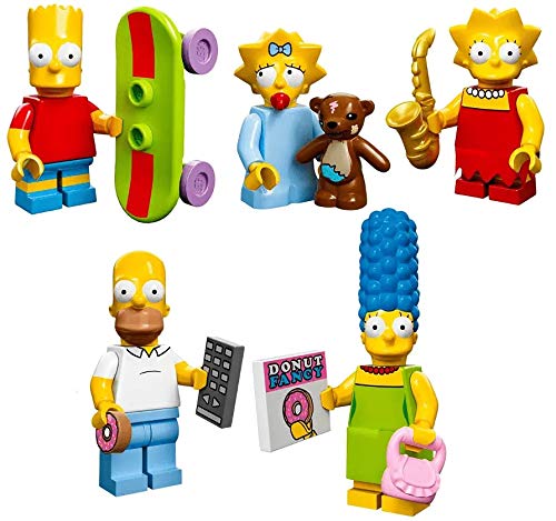 Foto 3 pulgar | Minifiguras Lego De Juguete De La Familia Simpson De 5 Paquetes Sellados - Venta Internacional.