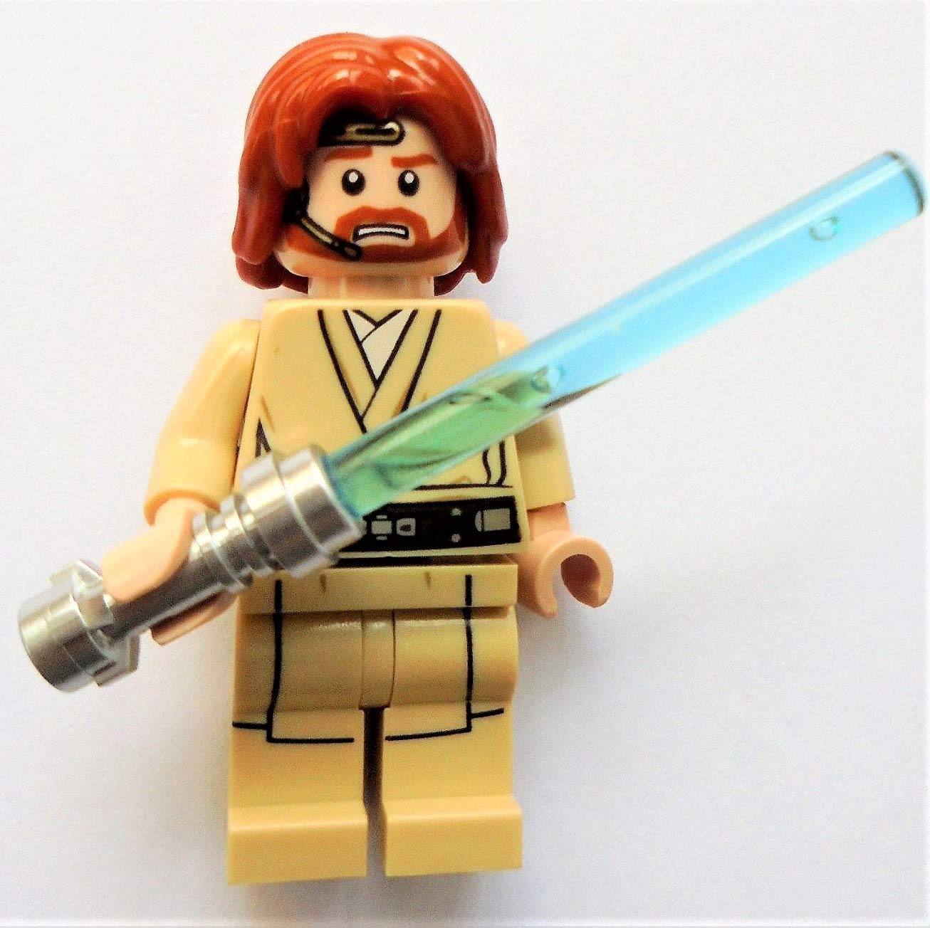 Figura Coleccionable Lego Star Wars Obi-wan Kenobi Con Sable Láser - Venta Internacional.