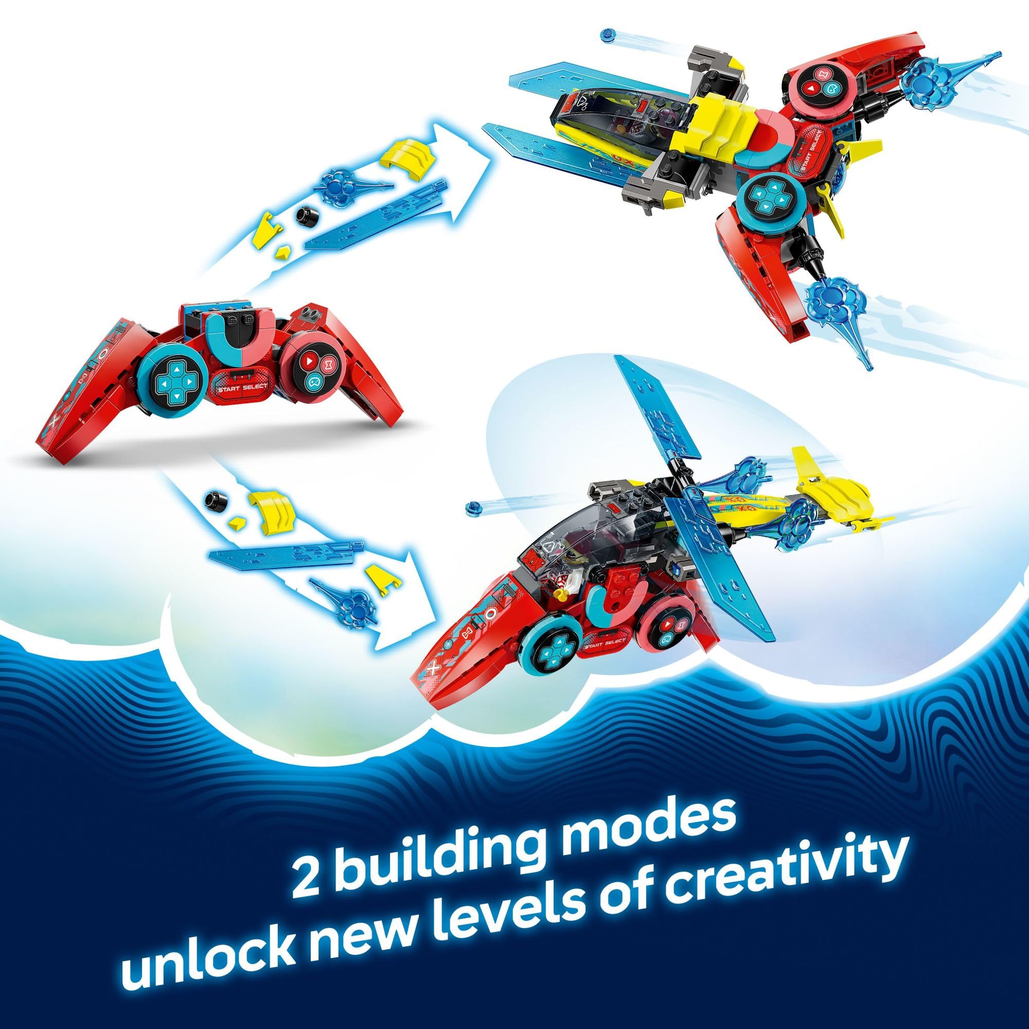 Foto 4 pulgar | Set De Juguetes De Construcción Lego Dreamzzz Cooper's Gaming Controller Jet - Venta Internacional.