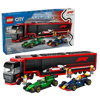 Foto 1 | Set De Construcción De Juguetes Lego City F1 Truck Con Coches Rb20 Y Amr24 F1 - Venta Internacional.