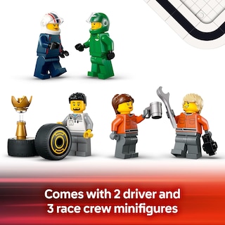 Foto 6 | Set De Construcción De Juguetes Lego City F1 Truck Con Coches Rb20 Y Amr24 F1 - Venta Internacional.