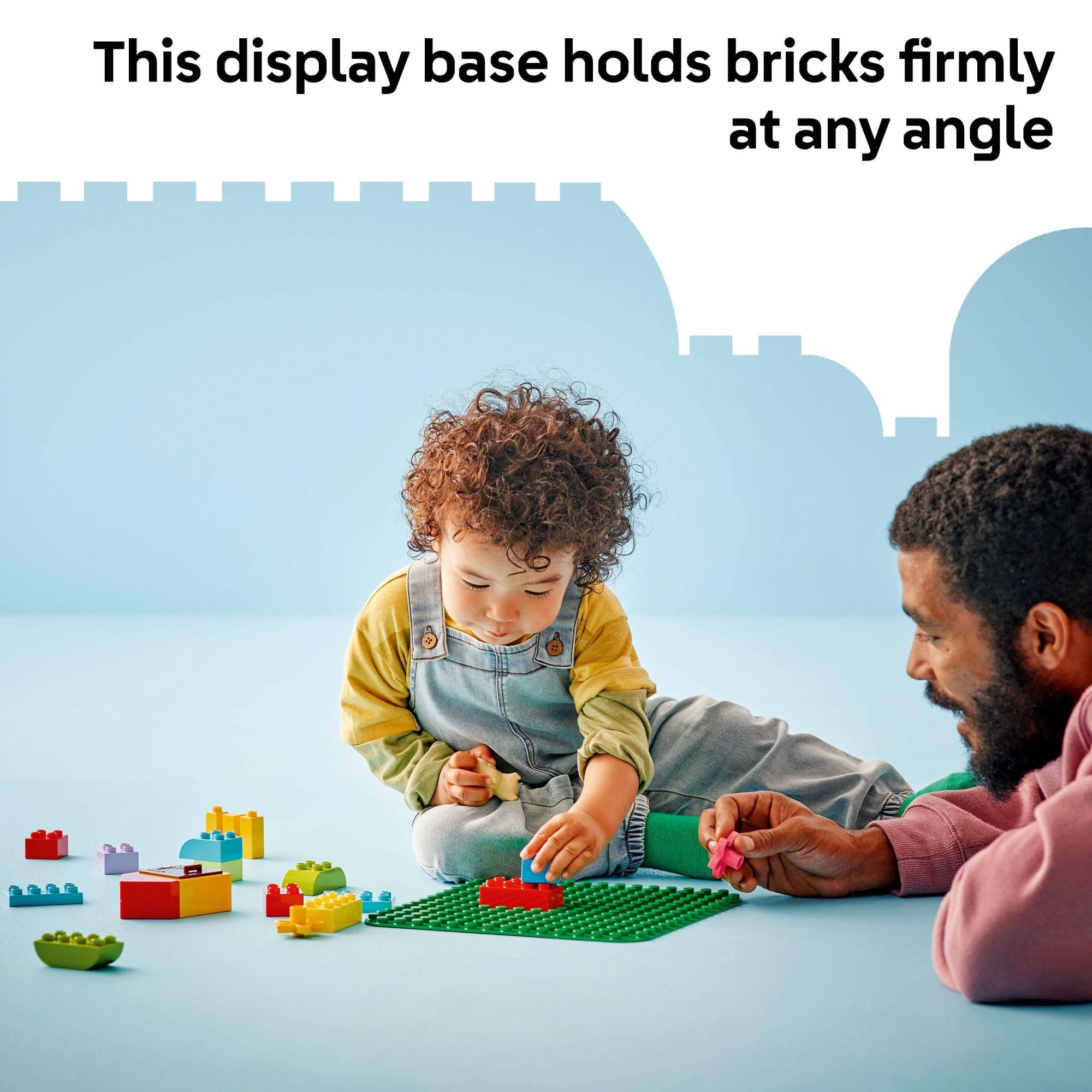 Foto 5 | Plato De Construcción Lego Duplo Verde 25 Cm Cuadrado 10460 - Venta Internacional.
