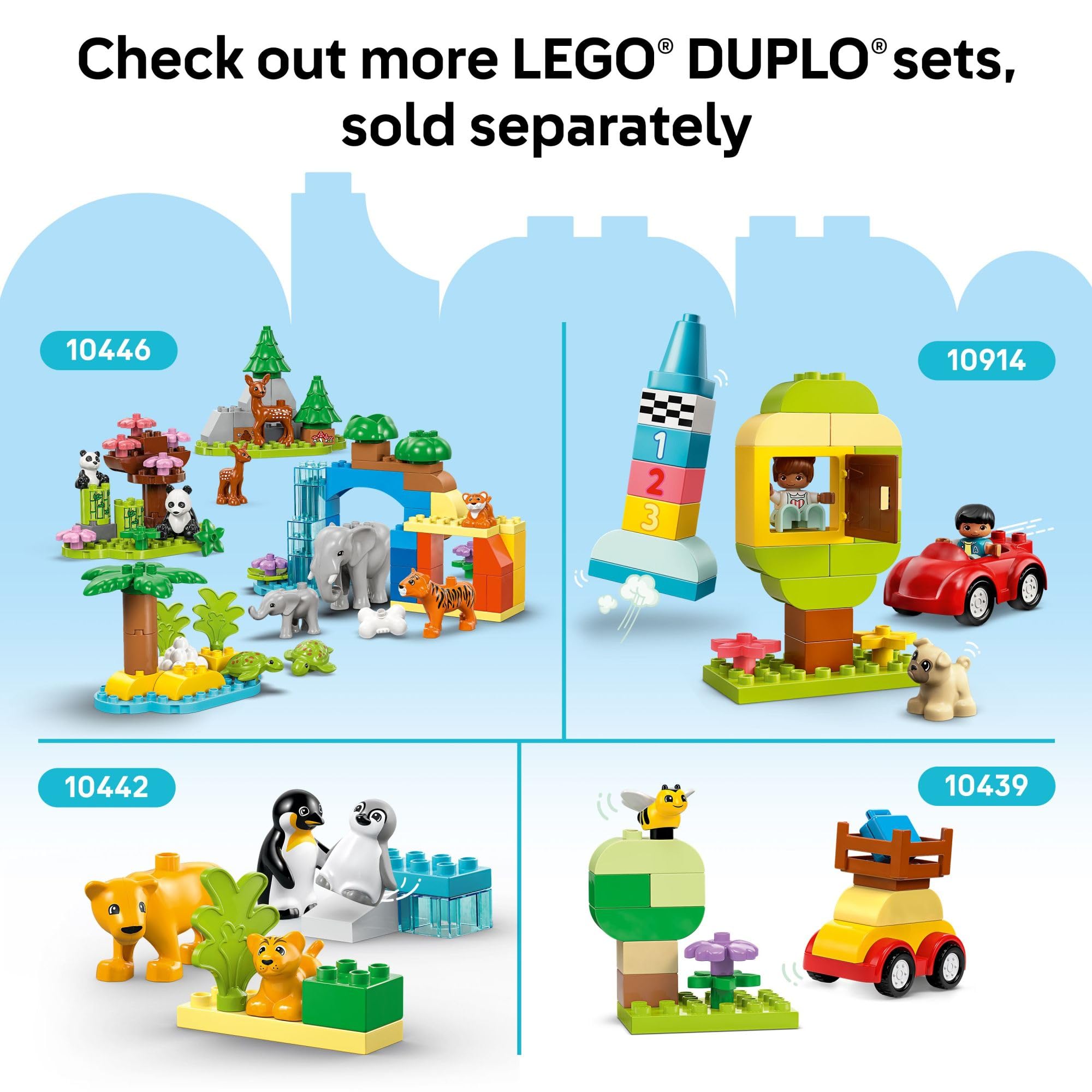 Foto 7 pulgar | Plato De Construcción Lego Duplo Verde 25 Cm Cuadrado 10460 - Venta Internacional.