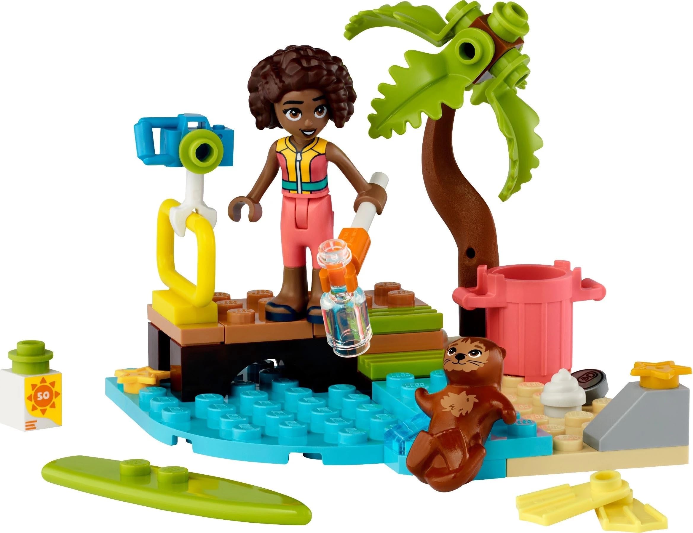 Foto 2 pulgar | Juego De Bolsas Toy Lego Beach Cleanup Friends 30635 Con 46 Piezas - Venta Internacional.