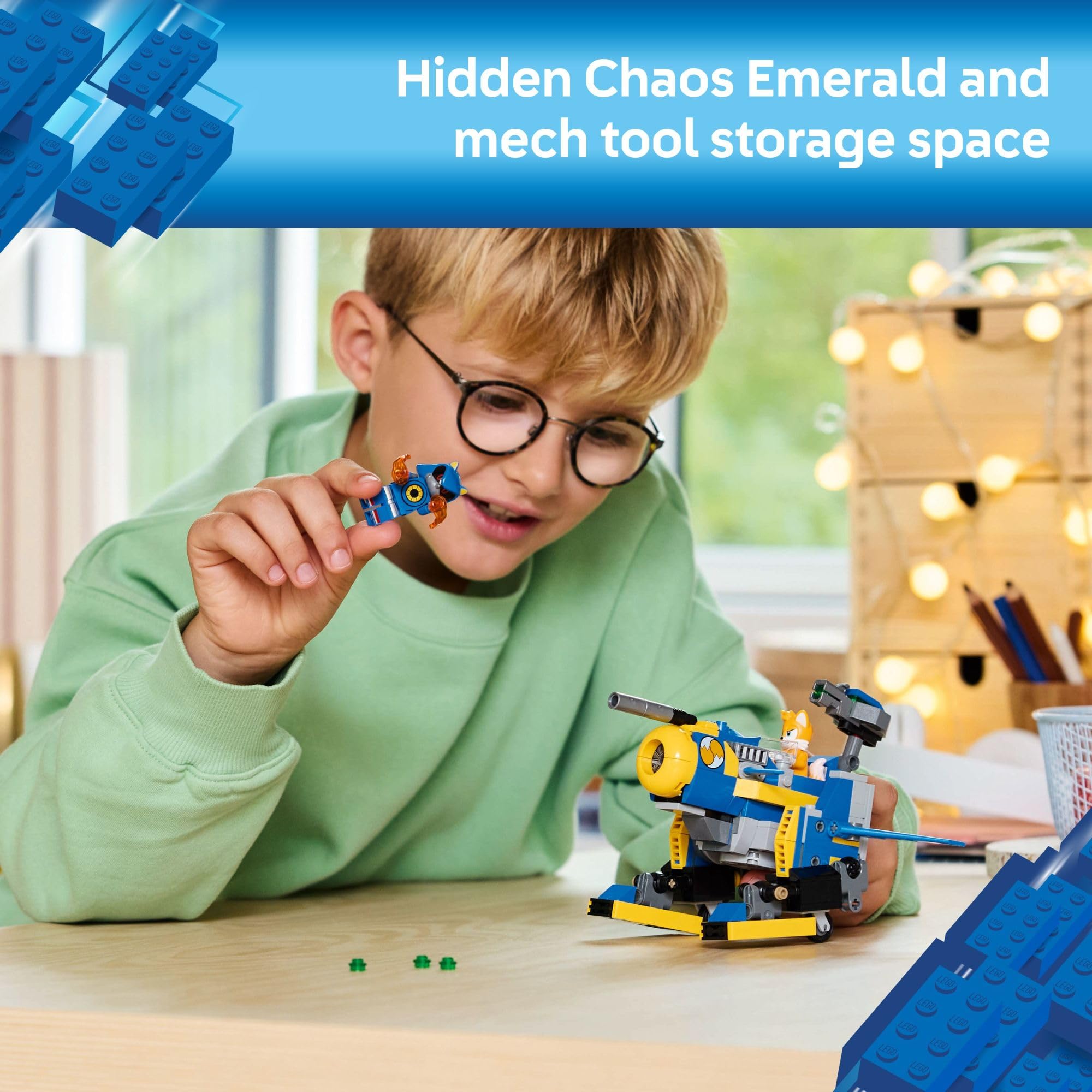 Foto 5 | Juguete De Construcción Lego Sonic The Hedgehog Cyclone Contra Metal Sonic - Venta Internacional.