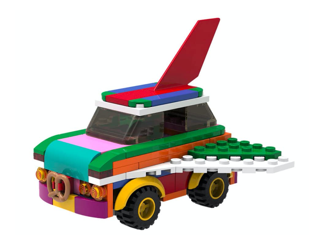 Coche Volador Reconstruible Lego De Juguete, 113 Piezas, Para Niños Mayores De 6 Años - Venta Internacional.