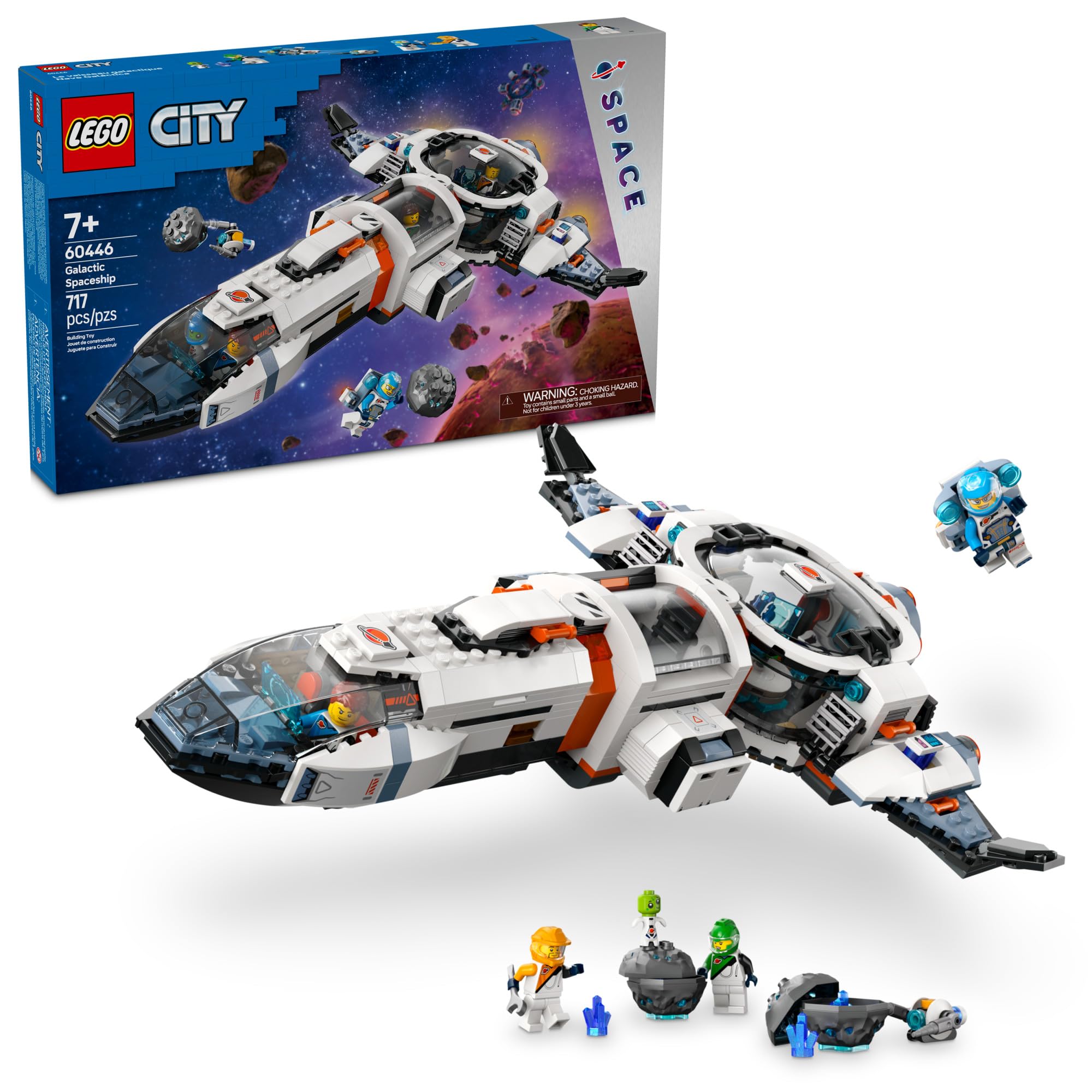 Nave Espacial Galáctica Modular Lego City 60446 De Juguete Con Figuras - Venta Internacional.