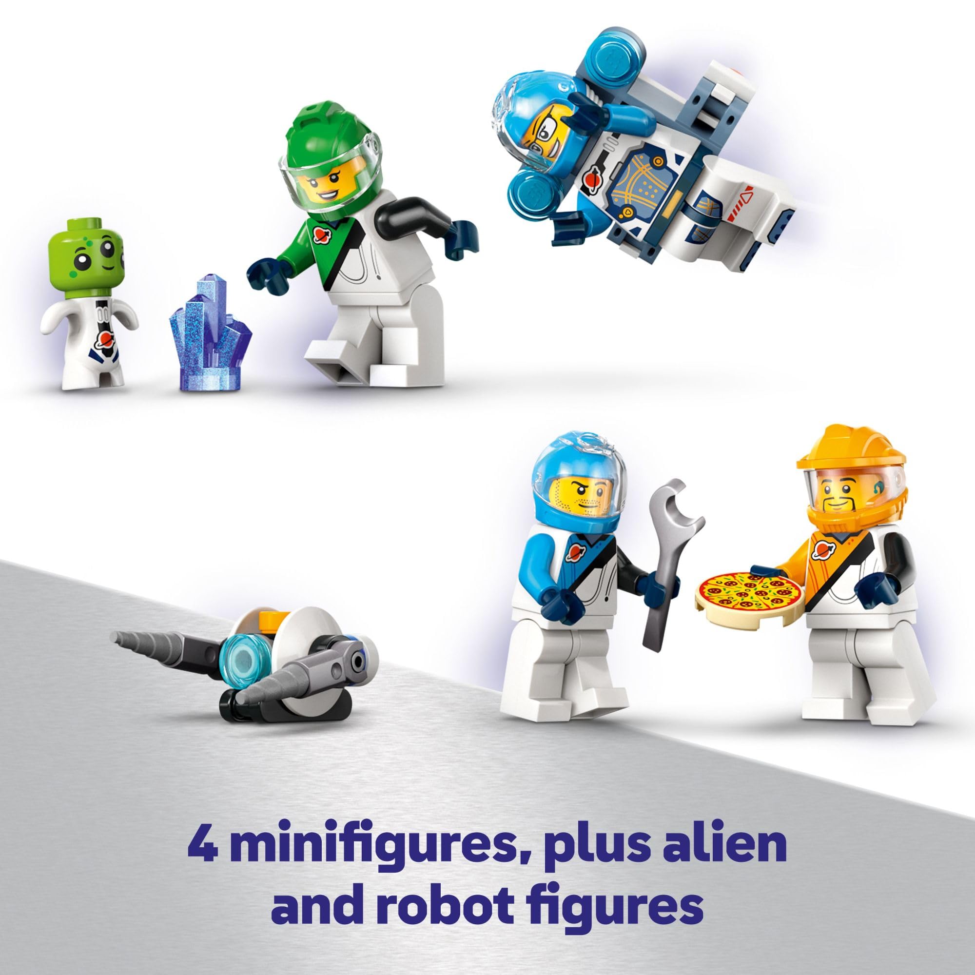 Foto 6 | Nave Espacial Galáctica Modular Lego City 60446 De Juguete Con Figuras - Venta Internacional.