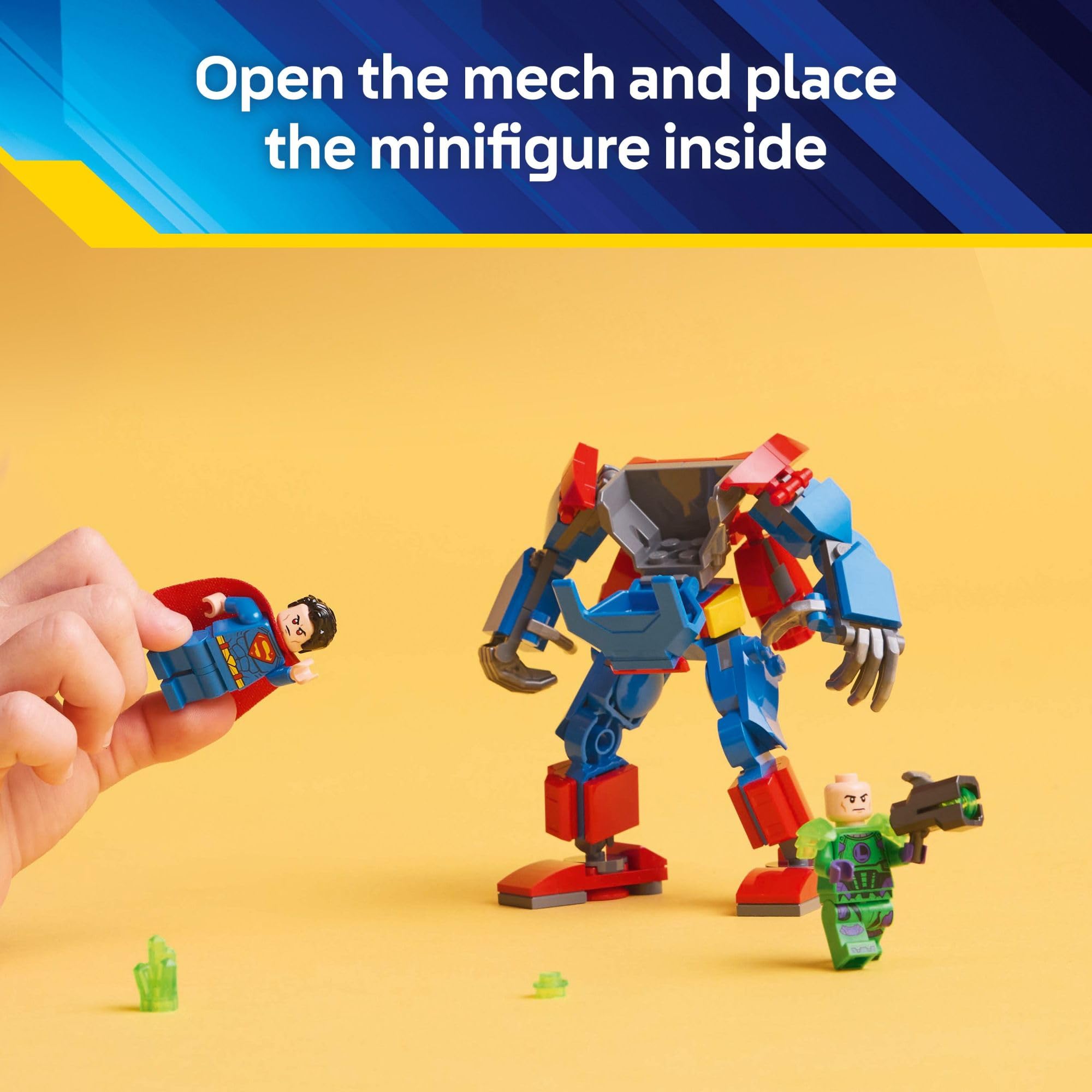 Foto 4 pulgar | Juguete De Construcción Lego Dc Superman Mech Contra Lex Luthor 76302 - Venta Internacional.