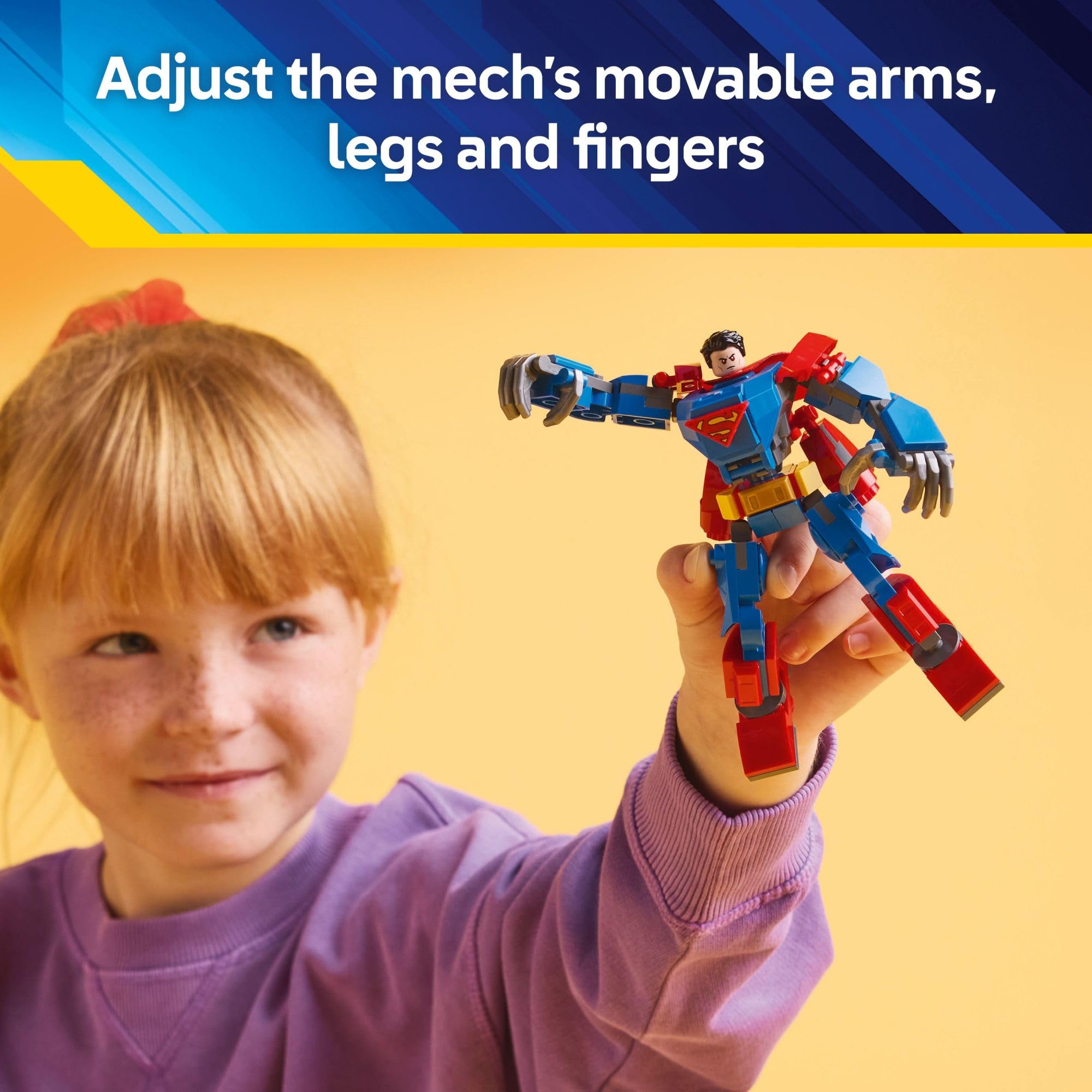 Foto 6 pulgar | Juguete De Construcción Lego Dc Superman Mech Contra Lex Luthor 76302 - Venta Internacional.
