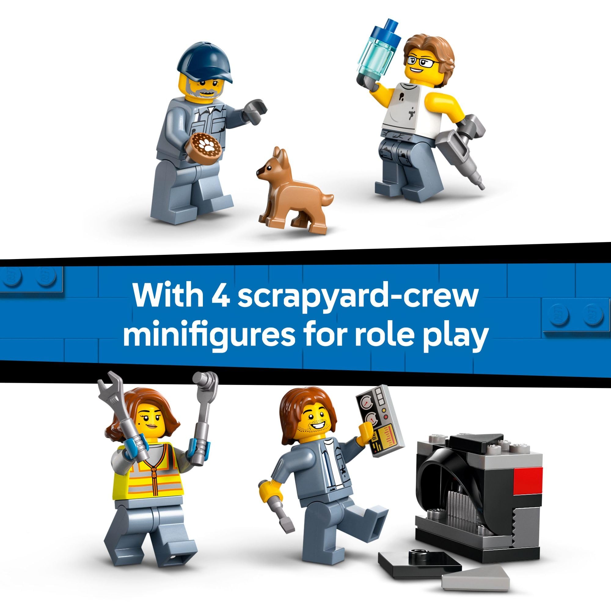 Foto 7 pulgar | Juguete De Construcción Lego City Scrapyard Con Coches 60472 Para Niños Mayores De 7 Años - Venta Internacional.