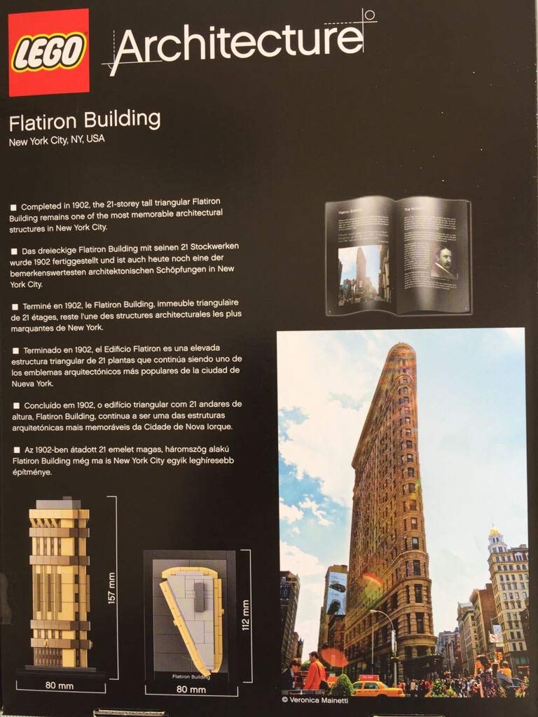 Foto 3 pulgar | Juguete De Construcción Lego Architecture Flatiron Building 21023 - Venta Internacional.