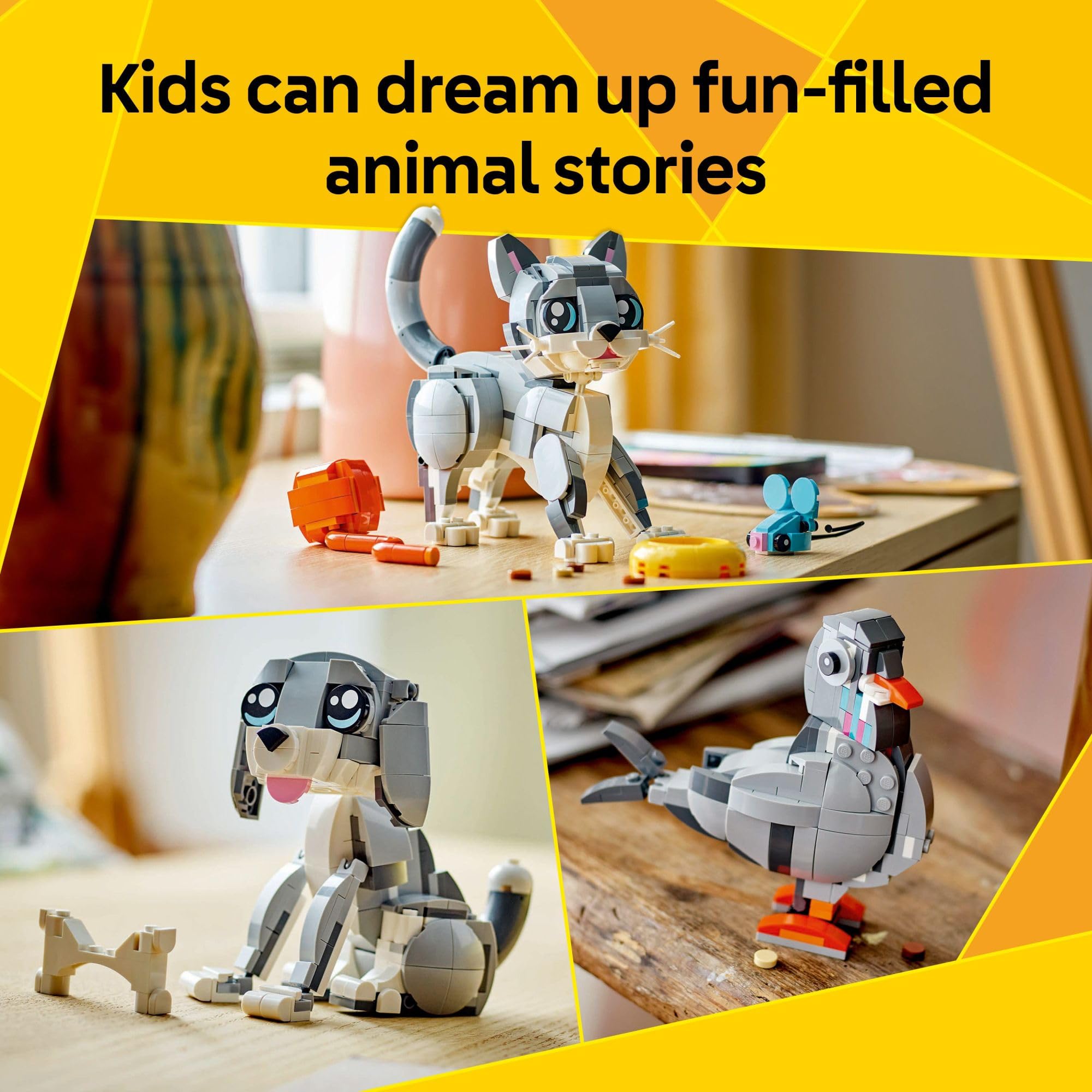Foto 4 pulgar | Juguete De Construcción Lego Creator 3 En 1 Playful Cat Con 3 Opciones - Venta Internacional.