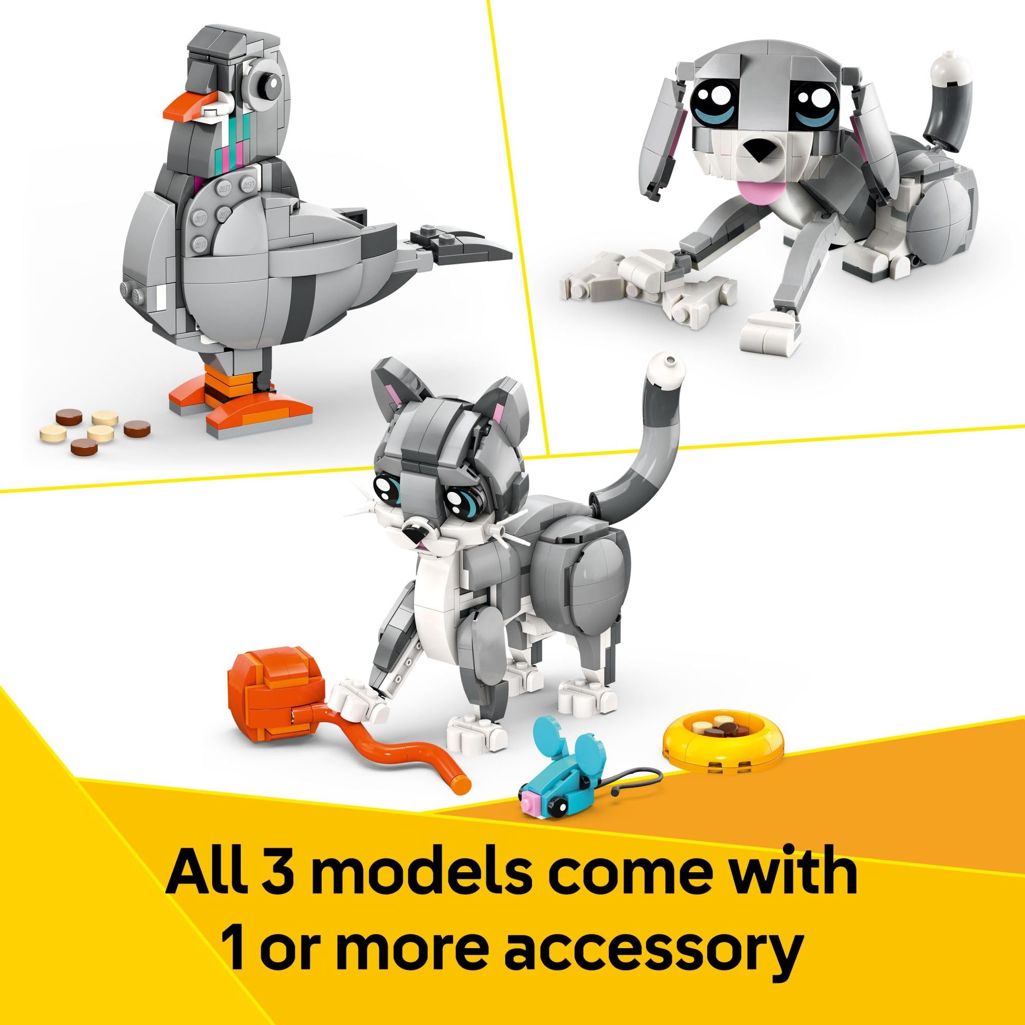 Foto 5 pulgar | Juguete De Construcción Lego Creator 3 En 1 Playful Cat Con 3 Opciones - Venta Internacional.