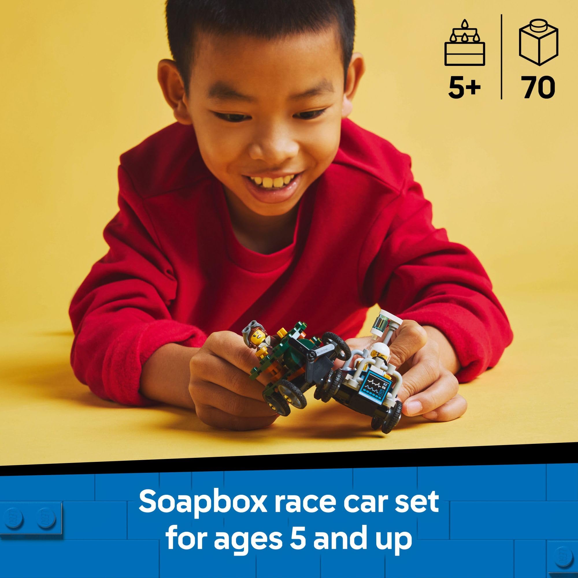 Foto 3 pulgar | Pack De Coches De Carreras Lego City De Avión Contra Cama De Hospital De Juguete De Más De 5 Años - Venta Internacion