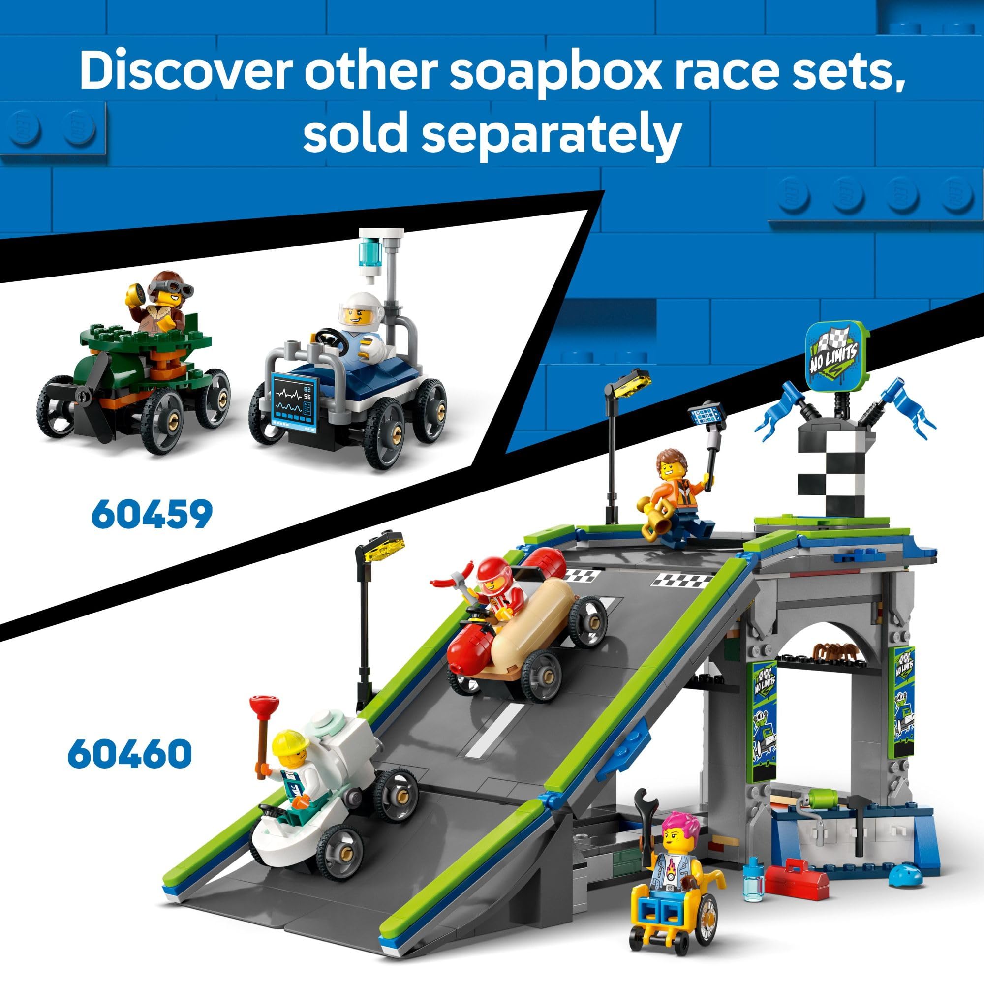 Foto 7 pulgar | Pack De Coches De Carreras Lego City De Avión Contra Cama De Hospital De Juguete De Más De 5 Años - Venta Internacion