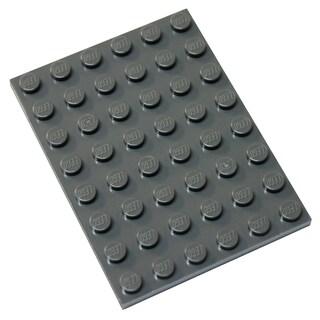 Foto 1 | Plato Lego Parts Gris Oscuro (gris Piedra Oscuro) 6 X 8 X 4 - Venta Internacional.