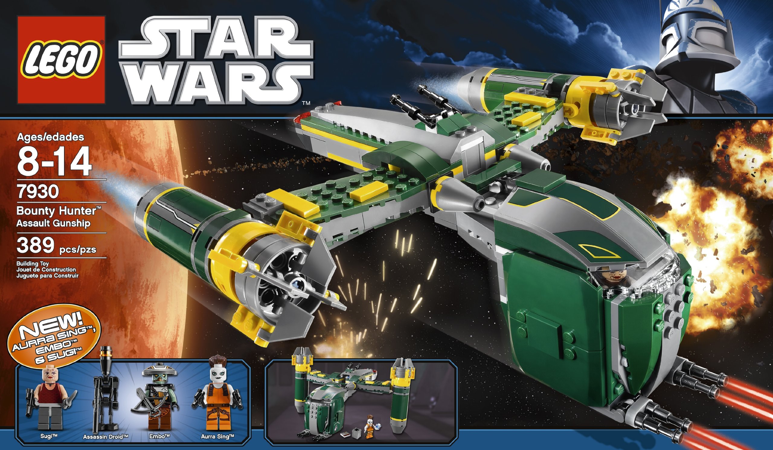 Foto 2 | Juguete De Construcción Lego Star Wars Bounty Hunter Assault Gunship - Venta Internacional.