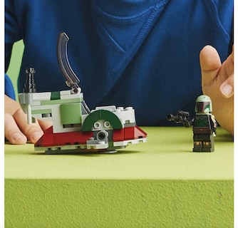 Foto 2 | Nave Espacial Microfighter Boba Fett De Juguete Lego Star Wars 75344 - Venta Internacional.