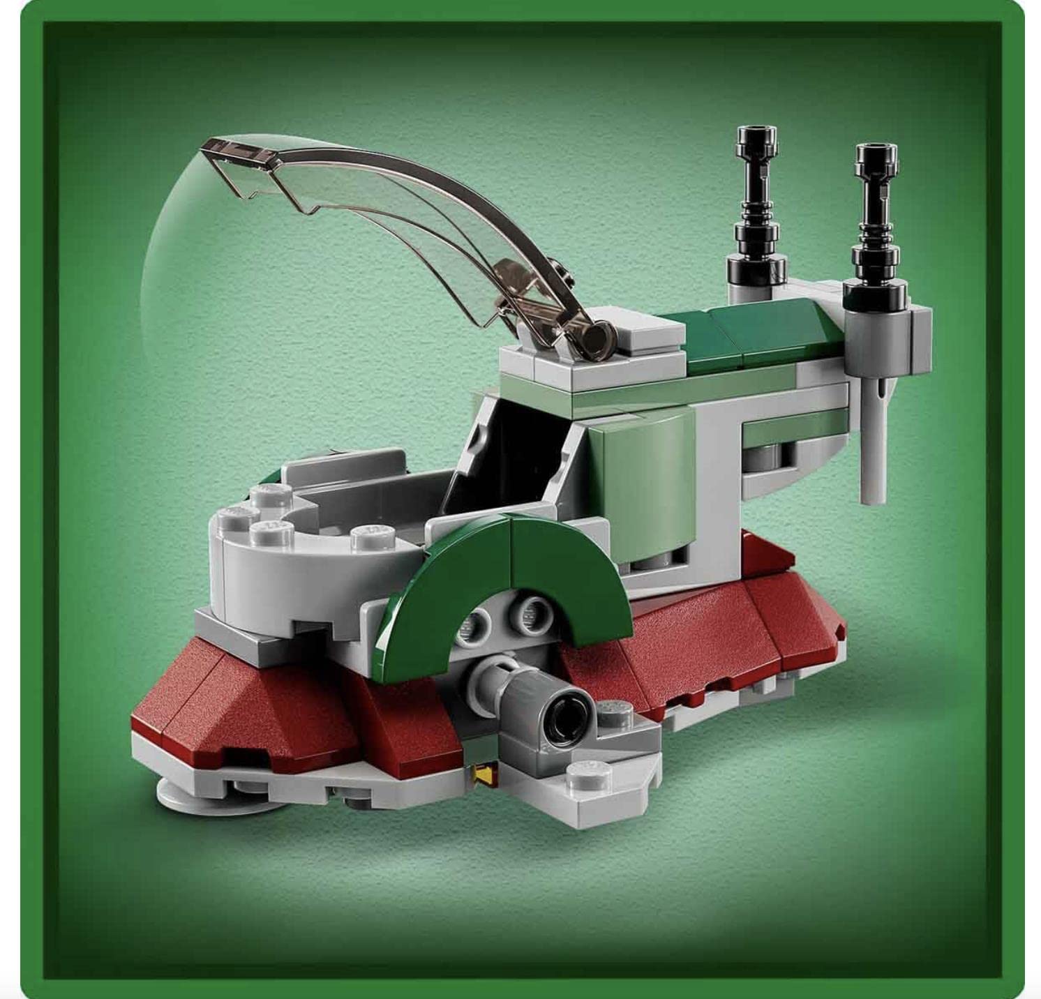 Foto 7 pulgar | Nave Espacial Microfighter Boba Fett De Juguete Lego Star Wars 75344 - Venta Internacional.