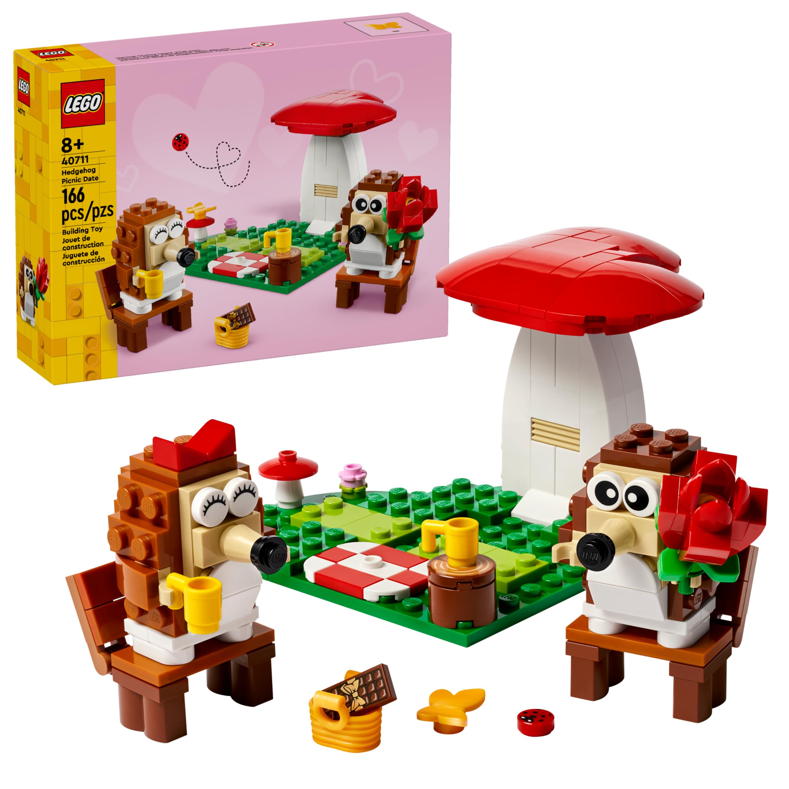 Foto 2 pulgar | Juguete De Construcción Lego Hedgehog Picnic Date Con 2 Erizos De Más De 8 Años - Venta Internacional.