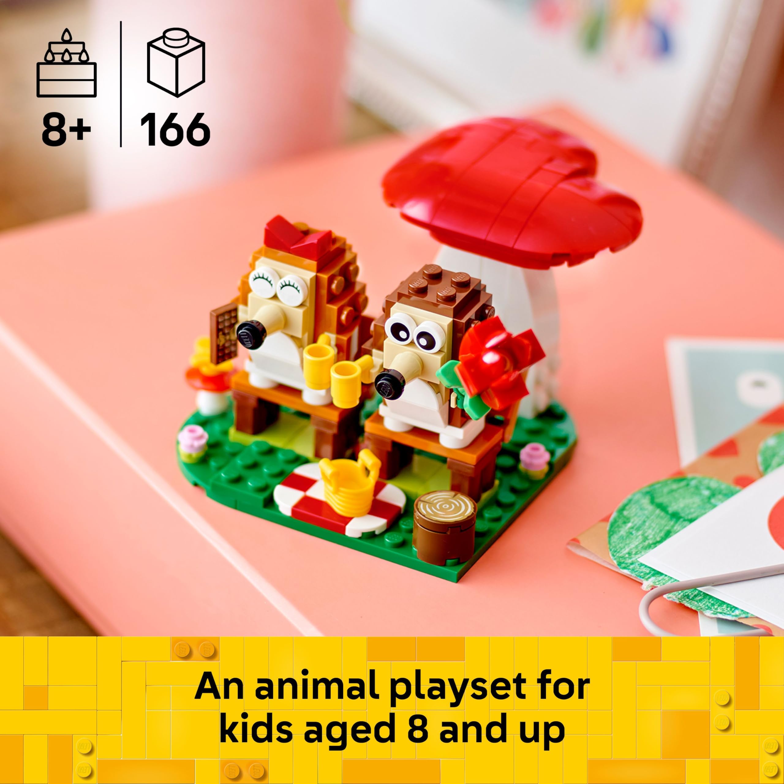 Foto 2 | Juguete De Construcción Lego Hedgehog Picnic Date Con 2 Erizos De Más De 8 Años - Venta Internacional.