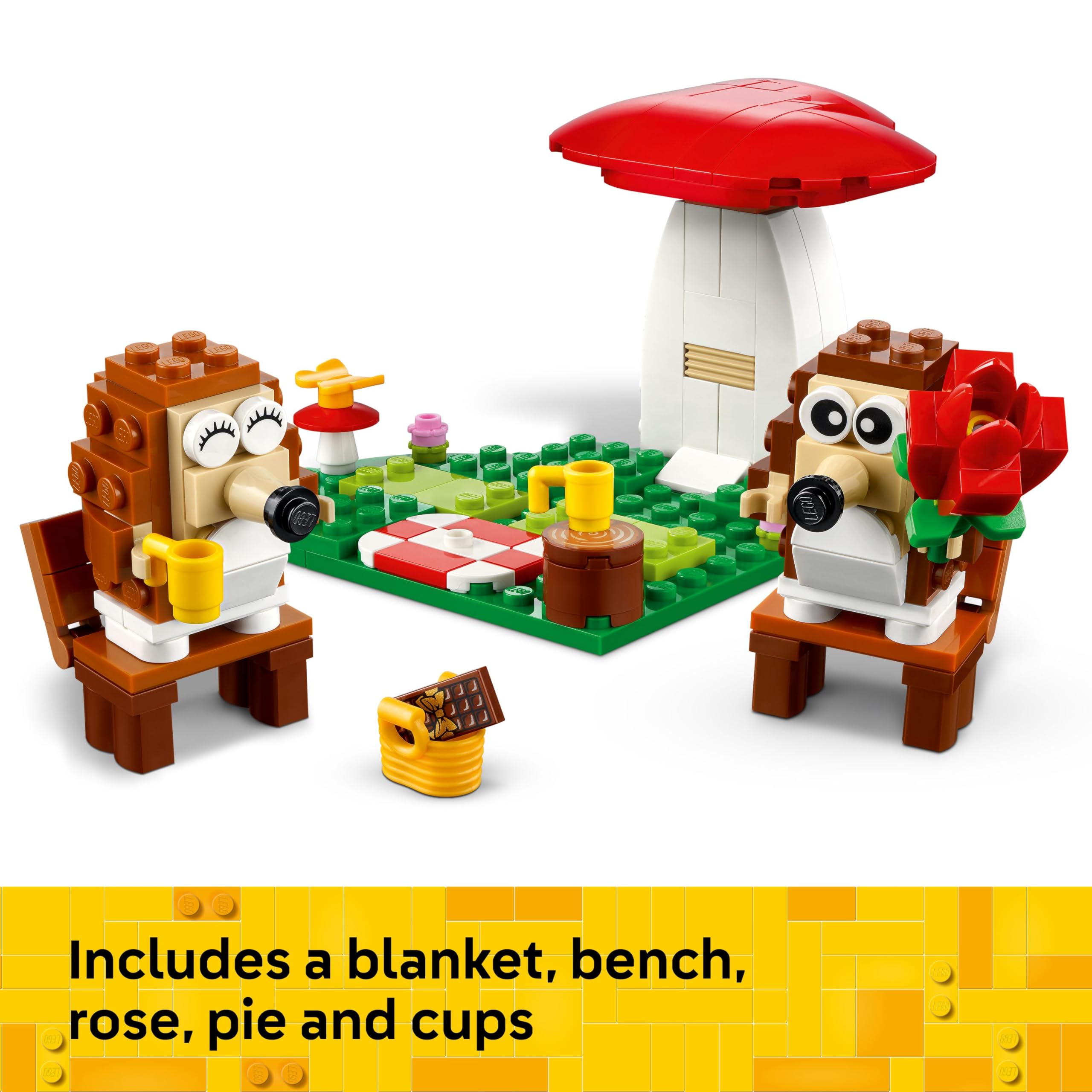 Foto 5 pulgar | Juguete De Construcción Lego Hedgehog Picnic Date Con 2 Erizos De Más De 8 Años - Venta Internacional.