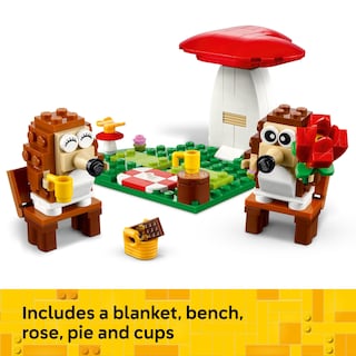 Foto 4 | Juguete De Construcción Lego Hedgehog Picnic Date Con 2 Erizos De Más De 8 Años - Venta Internacional.