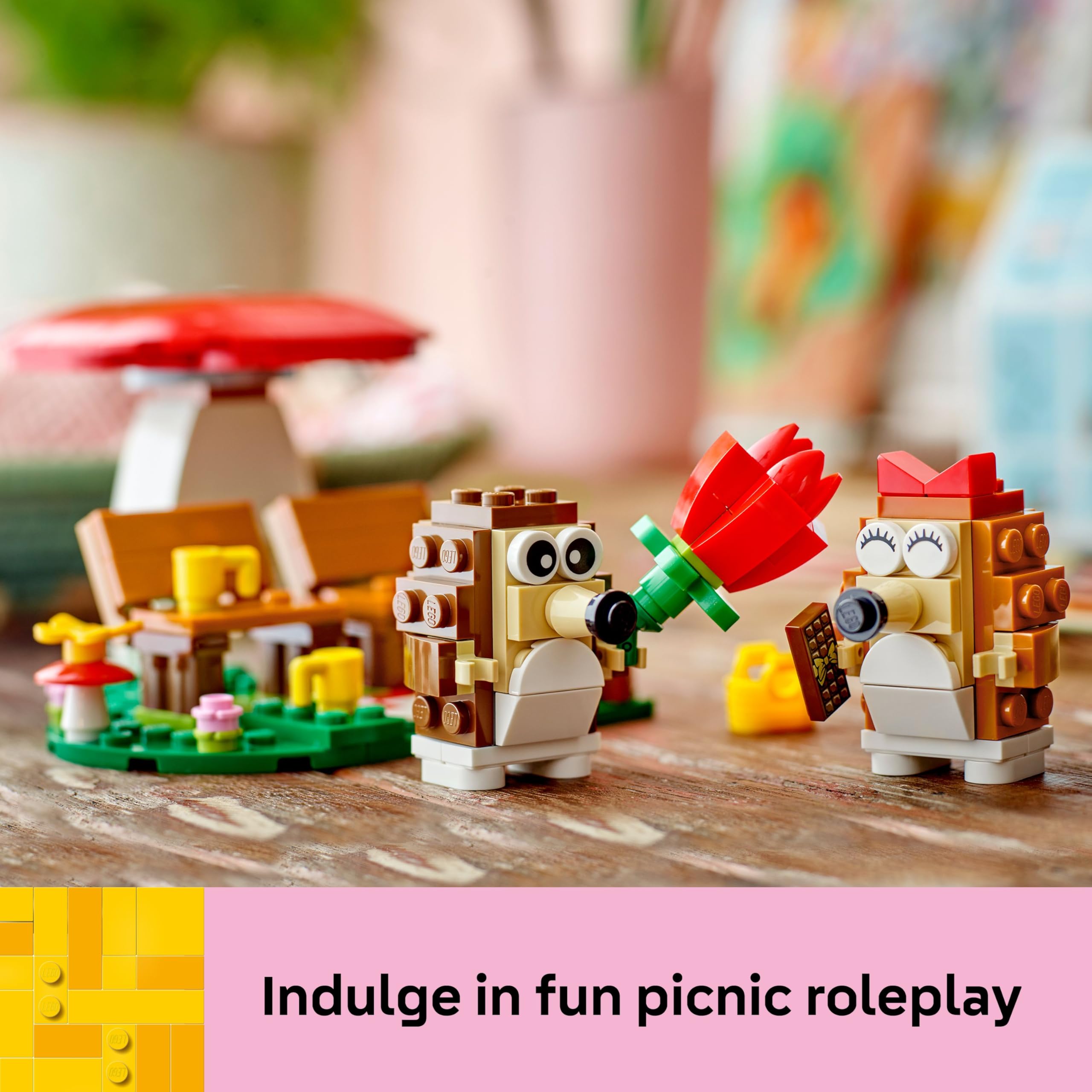 Foto 7 pulgar | Juguete De Construcción Lego Hedgehog Picnic Date Con 2 Erizos De Más De 8 Años - Venta Internacional.