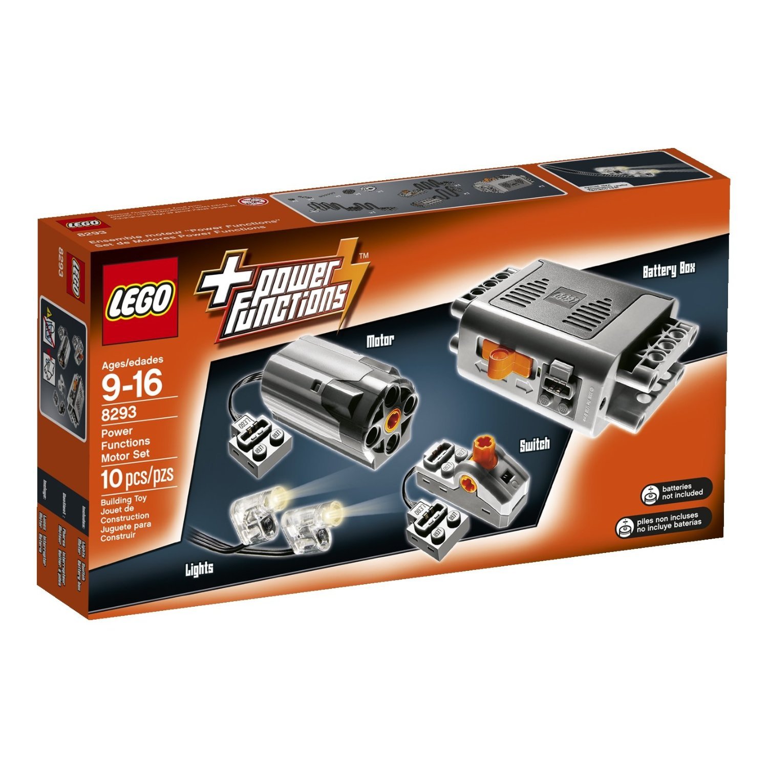 Foto 2 | Kit De Construcción Lego Technic Power Functions Motor Set 8293 - Venta Internacional.