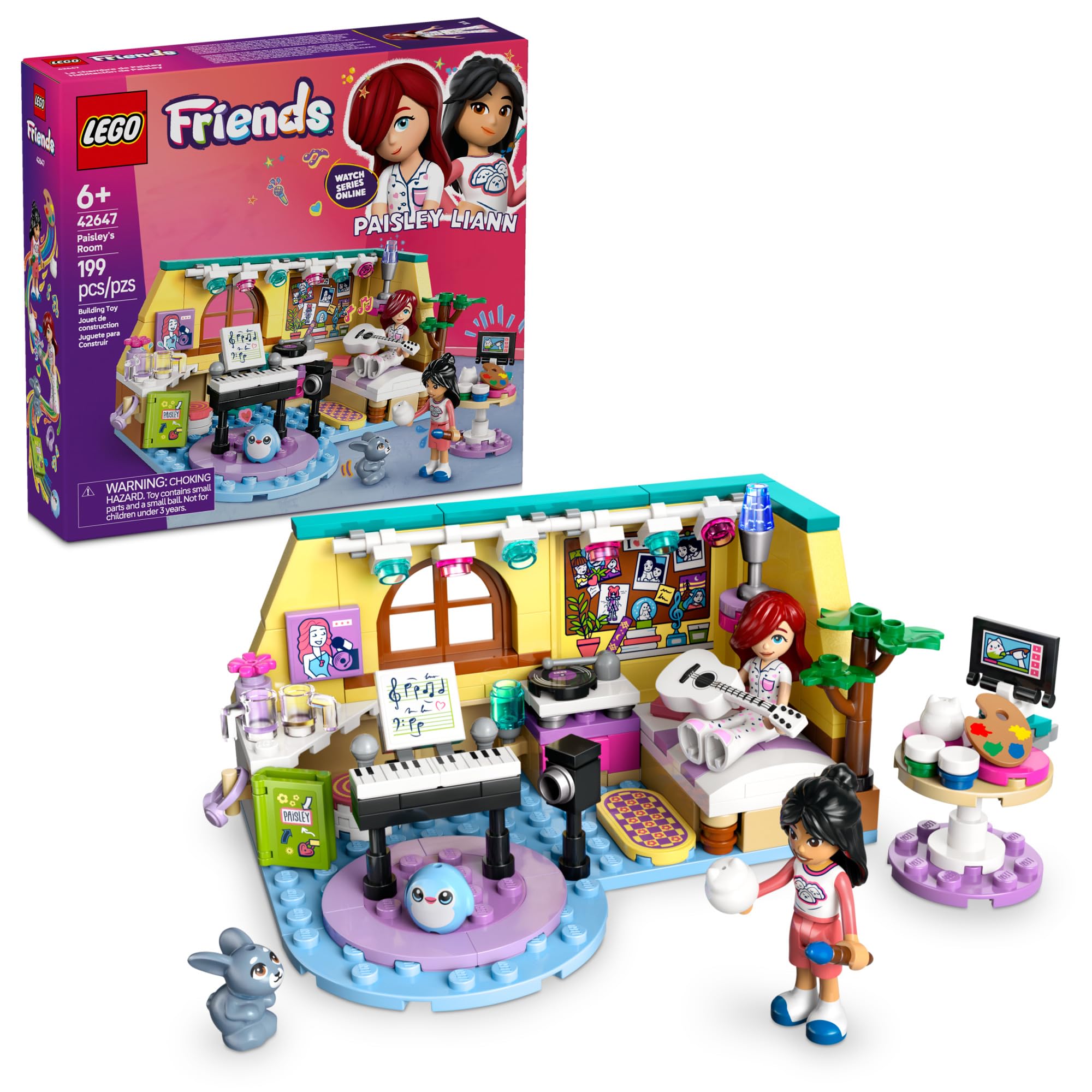 Juguete De Construcción Lego Friends Paisley's Room Con 2 Minimuñecos 6+ - Venta Internacional.