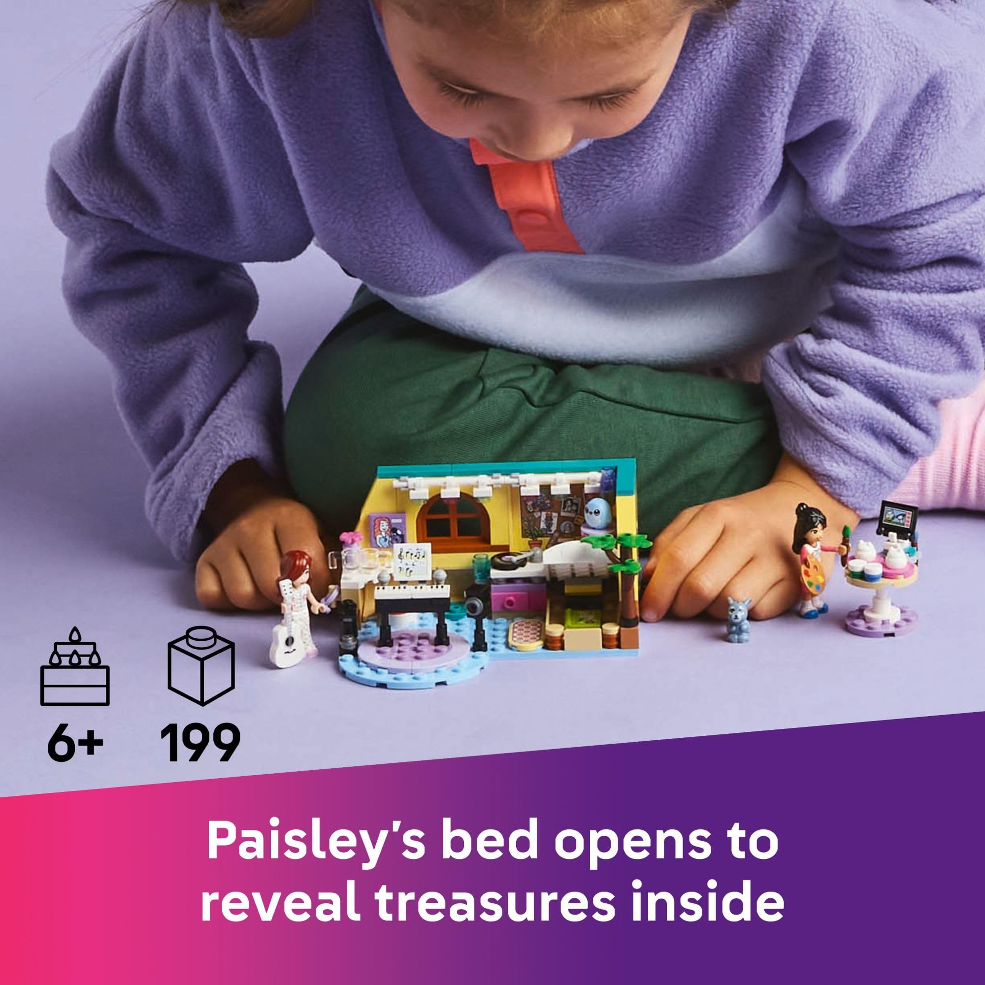 Foto 3 pulgar | Juguete De Construcción Lego Friends Paisley's Room Con 2 Minimuñecos 6+ - Venta Internacional.