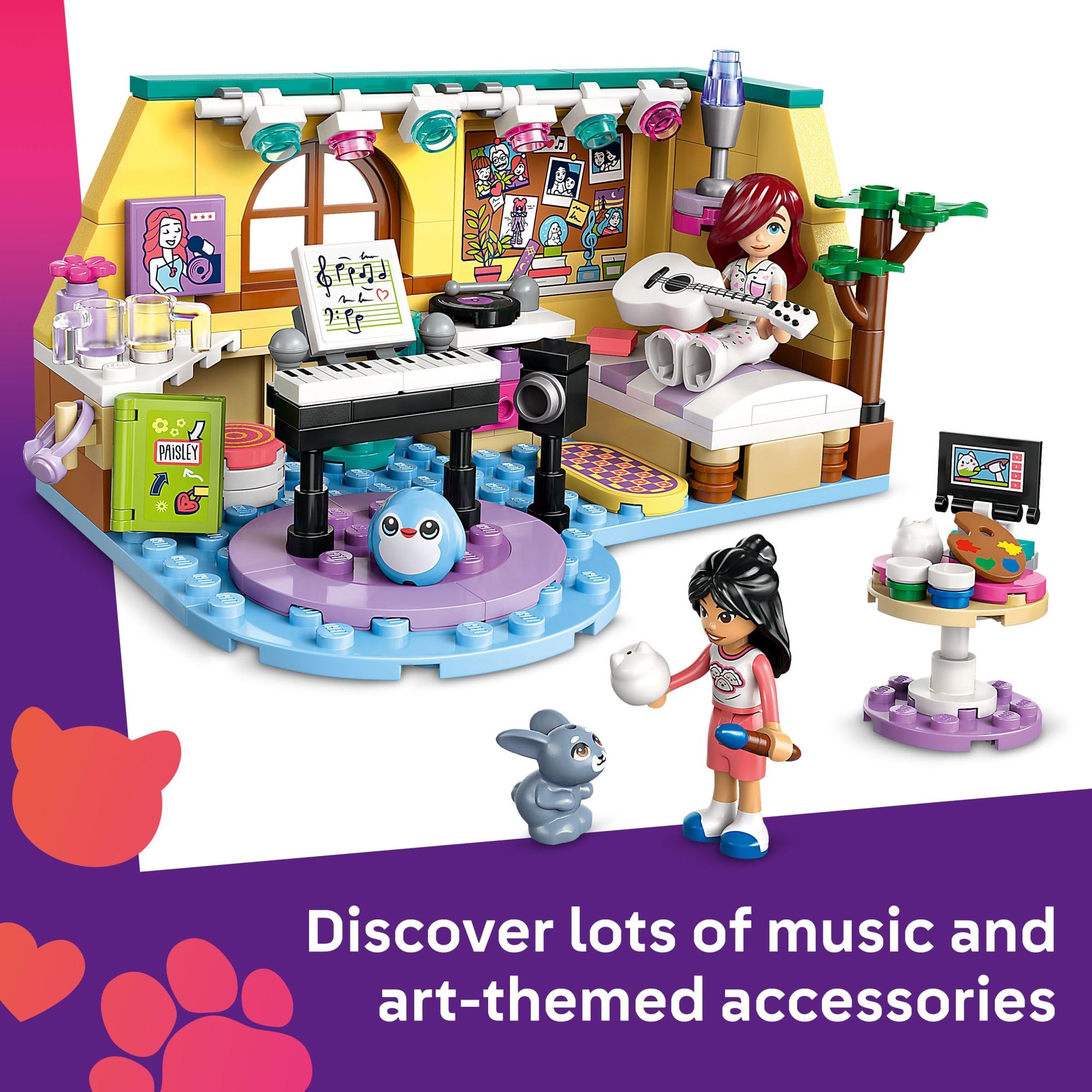Foto 3 | Juguete De Construcción Lego Friends Paisley's Room Con 2 Minimuñecos 6+ - Venta Internacional.