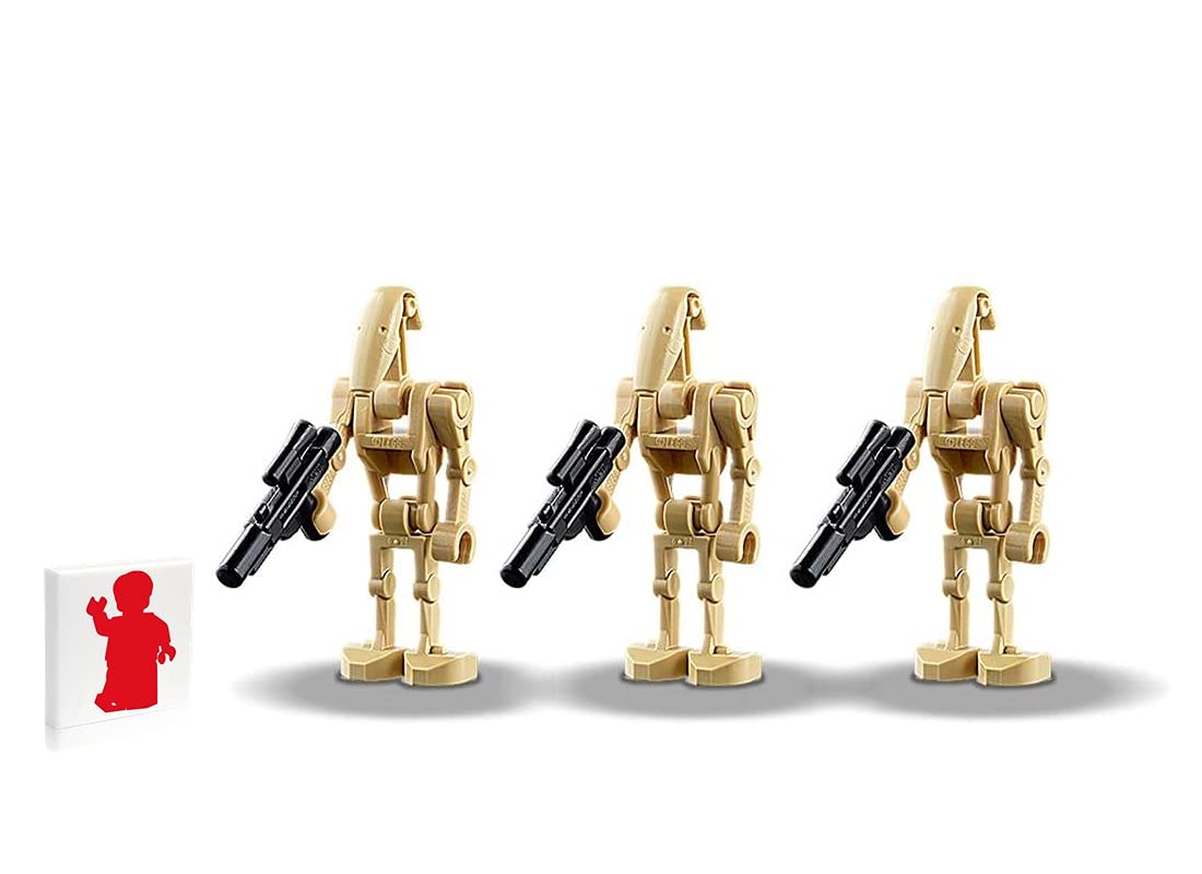 Minifigura Lego Star Wars The Clone Wars Battle Droid Con Bláster - Venta Internacional.