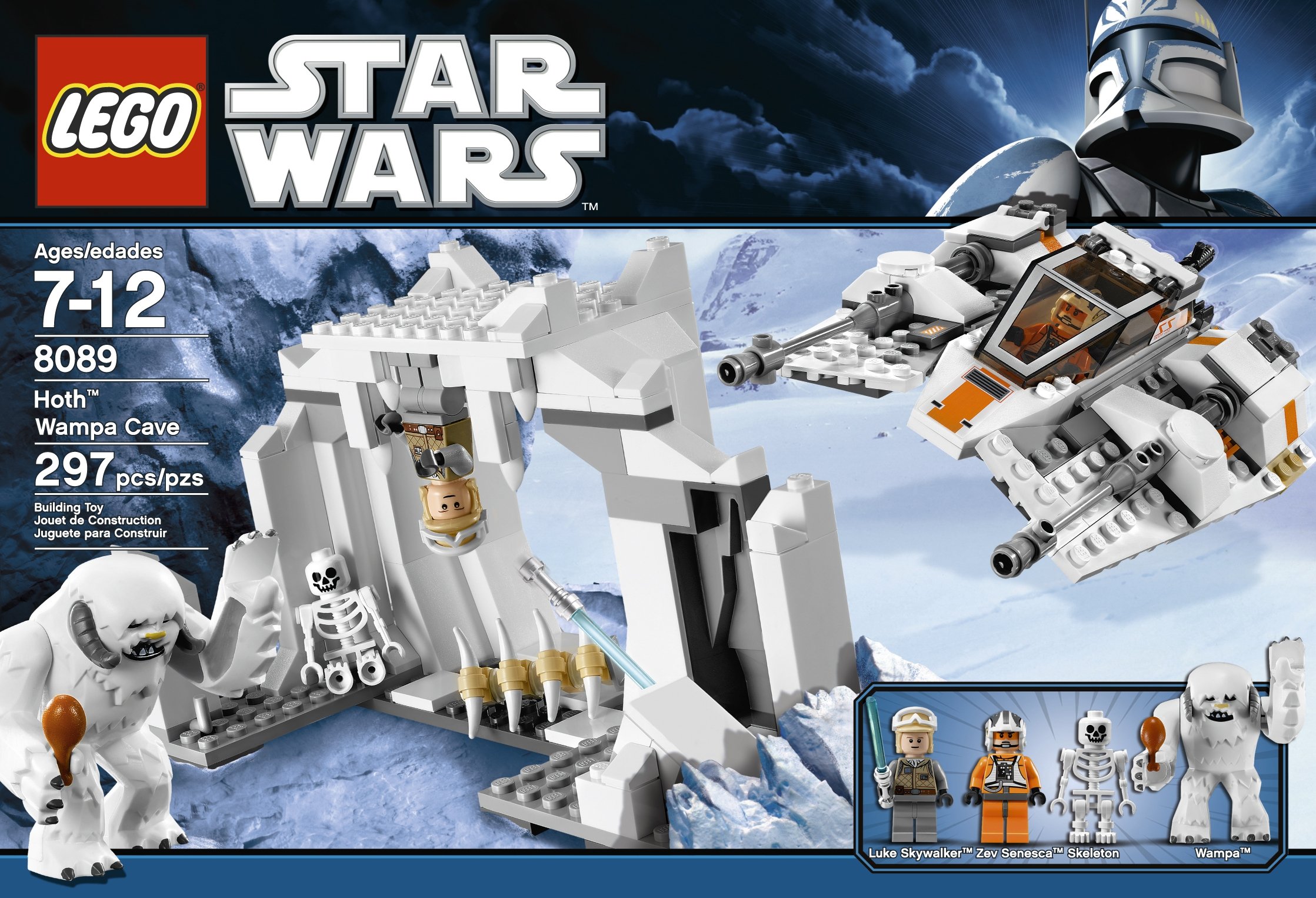Foto 3 pulgar | Set De Cuevas Lego Star Wars Hoth Wampa (8089) - Venta Internacional.