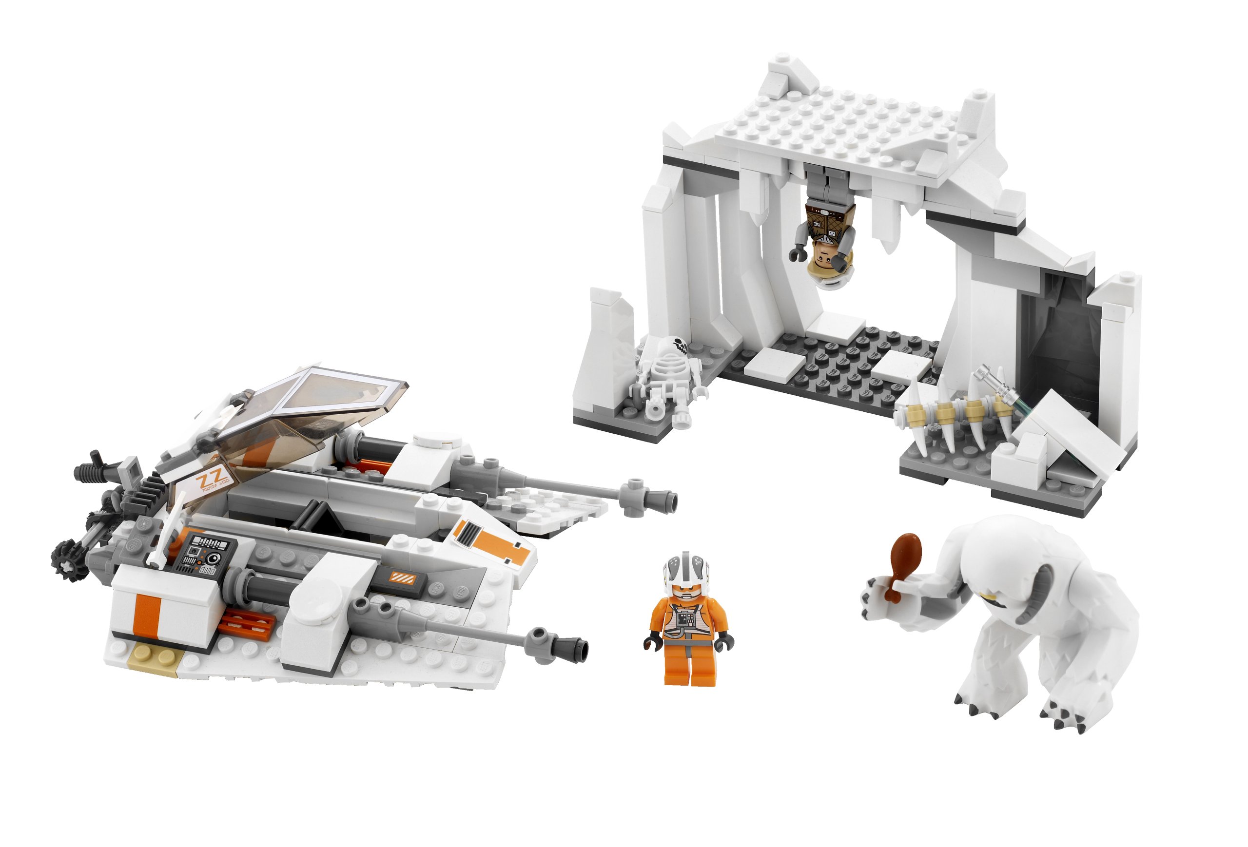 Foto 4 pulgar | Set De Cuevas Lego Star Wars Hoth Wampa (8089) - Venta Internacional.