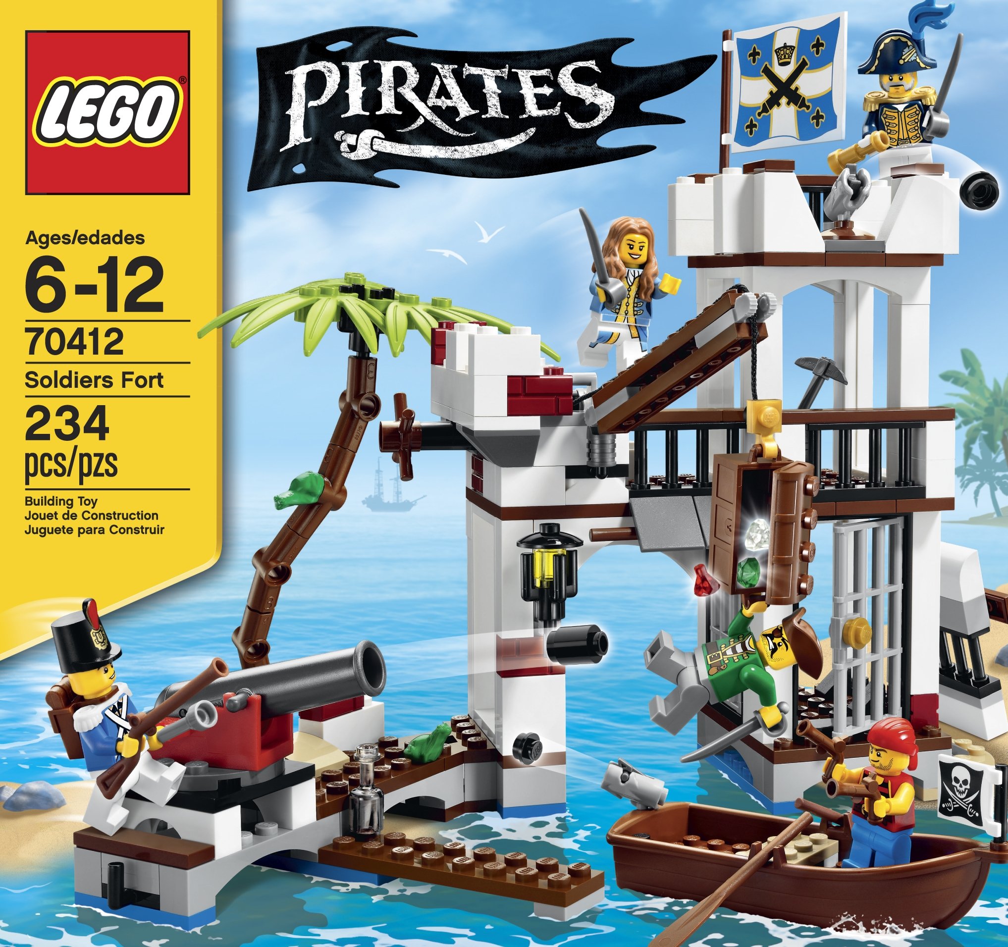 Foto 3 pulgar | Juguete Lego Pirates Soldiers Fort 70412 Con Accesorios - Venta Internacional.