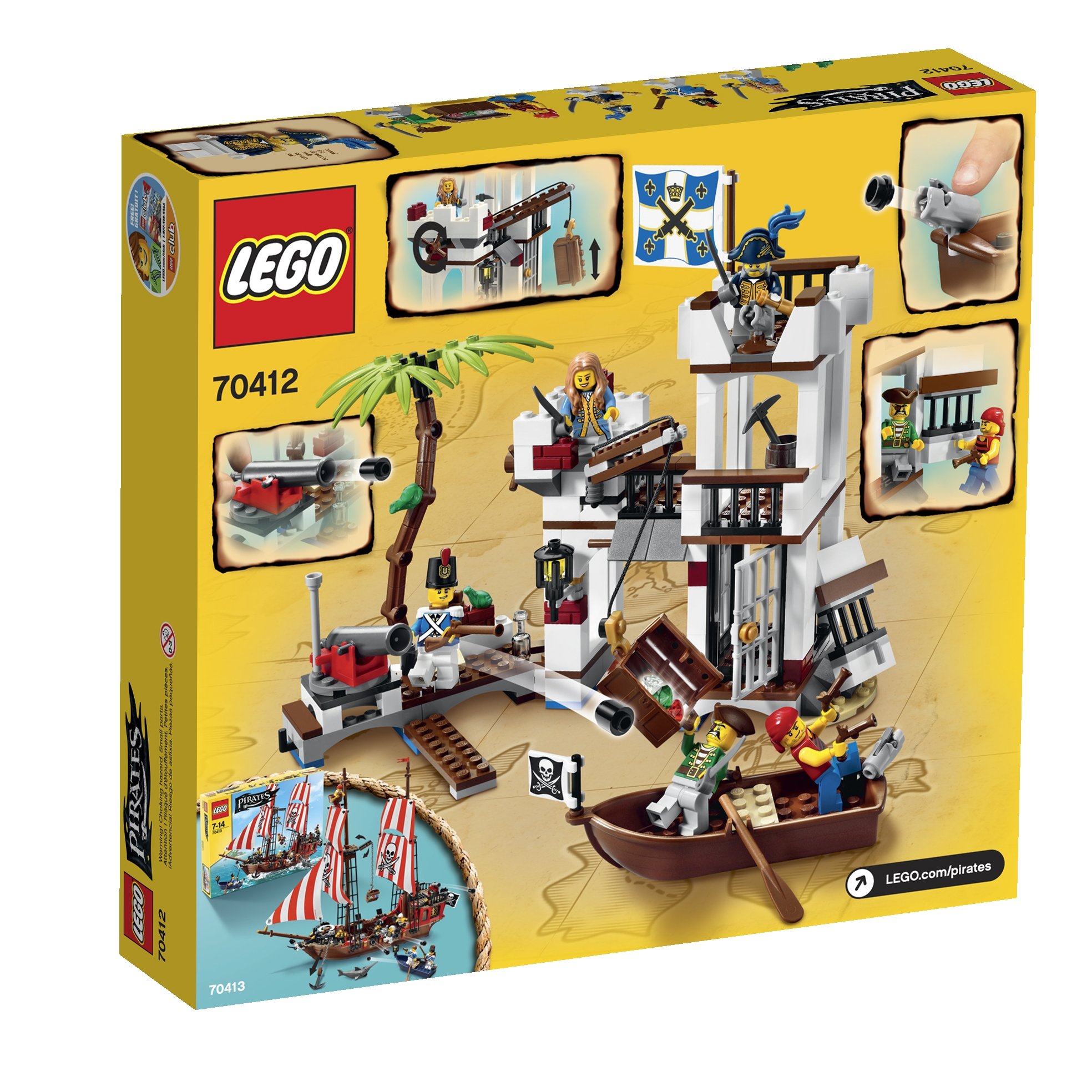 Foto 4 pulgar | Juguete Lego Pirates Soldiers Fort 70412 Con Accesorios - Venta Internacional.
