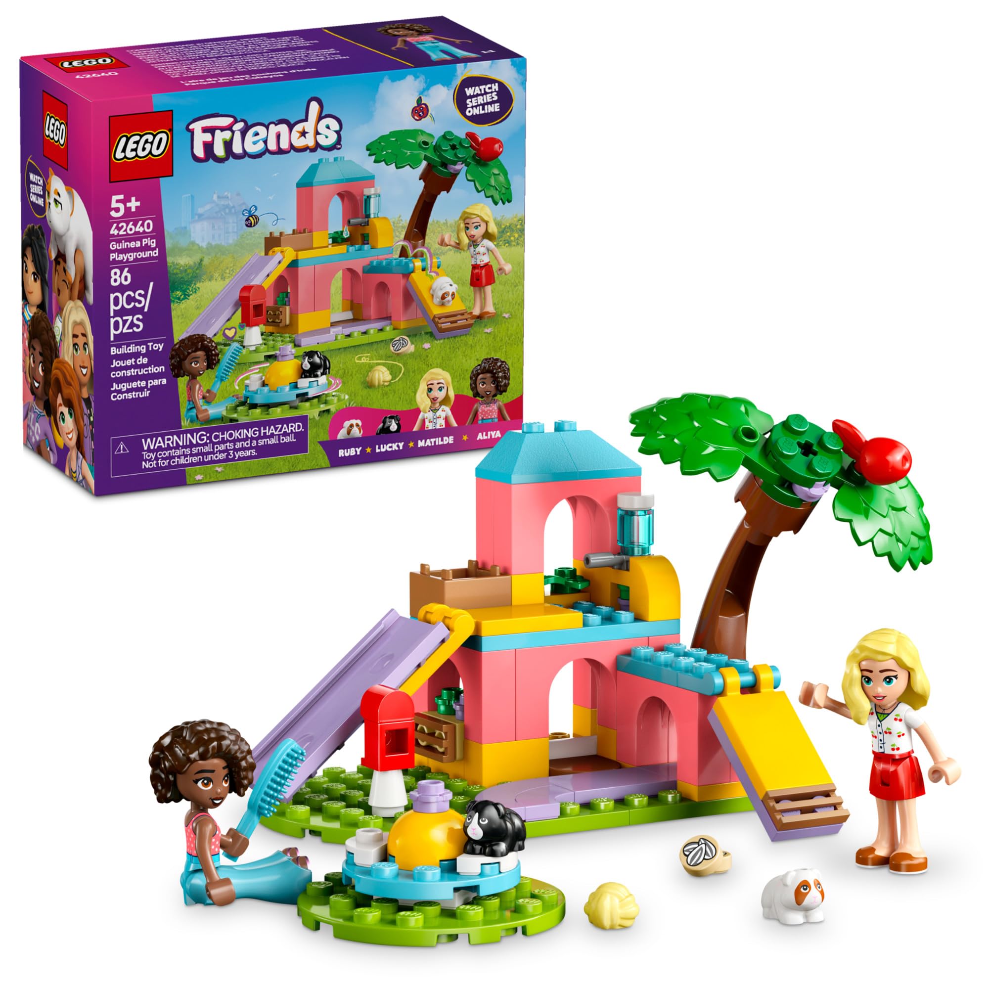Juguete De Construcción Lego Friends Guinea Pig Playground 42640 - Venta Internacional.
