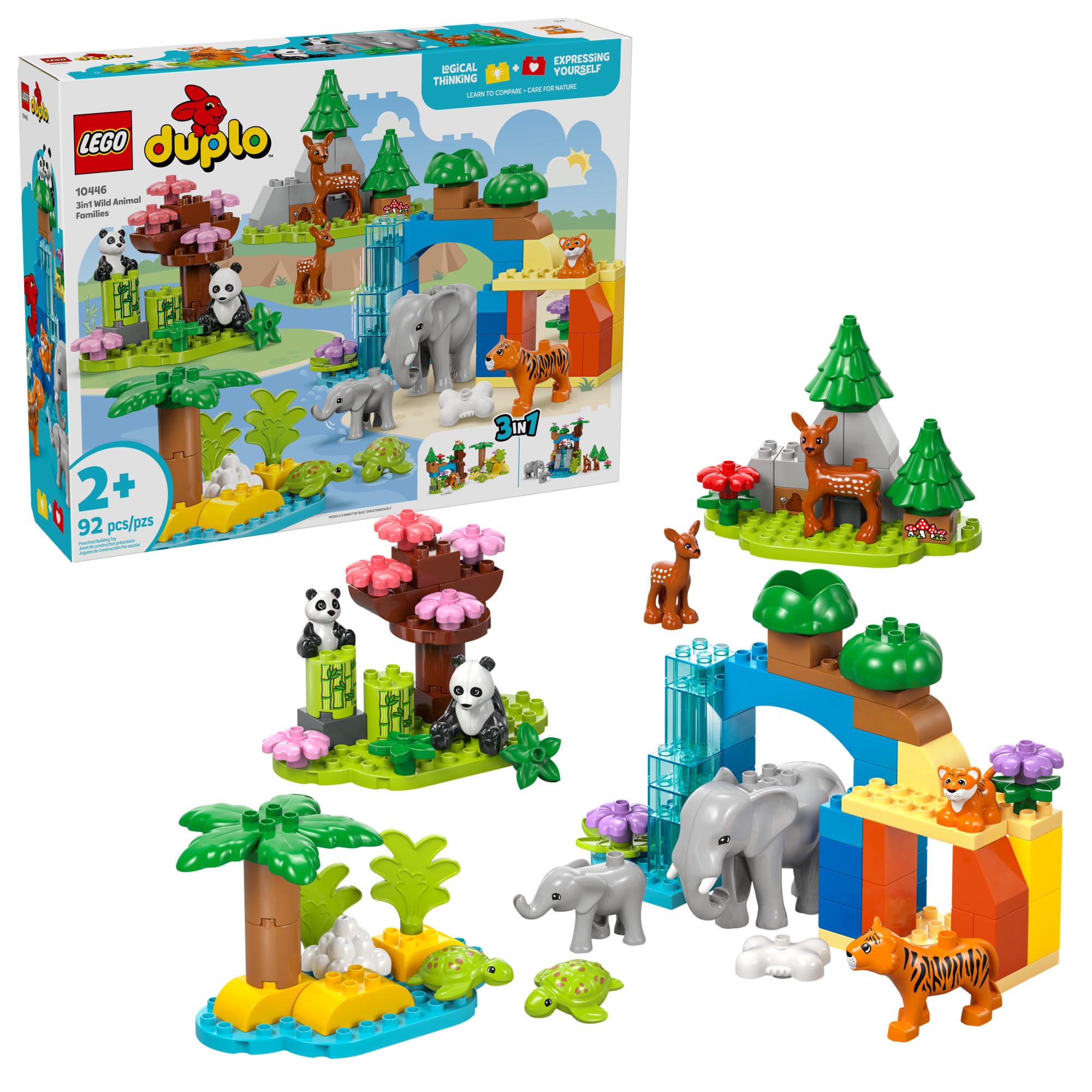 Set De Juego De Construcción Lego Duplo Town 3 En 1 Wild Animal - Venta Internacional.