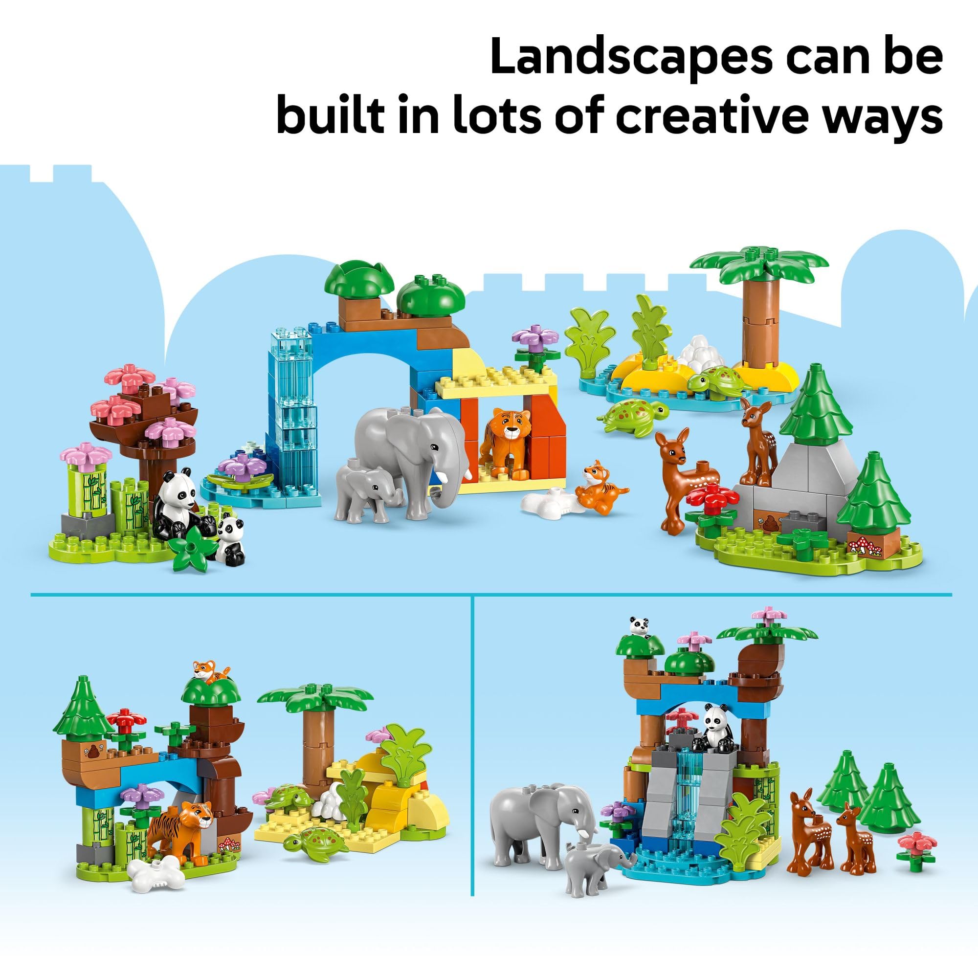 Foto 6 pulgar | Set De Juego De Construcción Lego Duplo Town 3 En 1 Wild Animal - Venta Internacional.