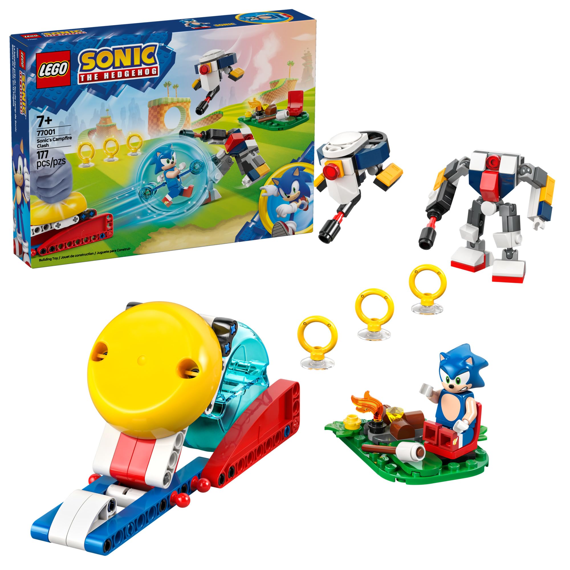Juguete Lego Sonic The Hedgehog Sonic Campfire Clash 77001 - Venta Internacional.