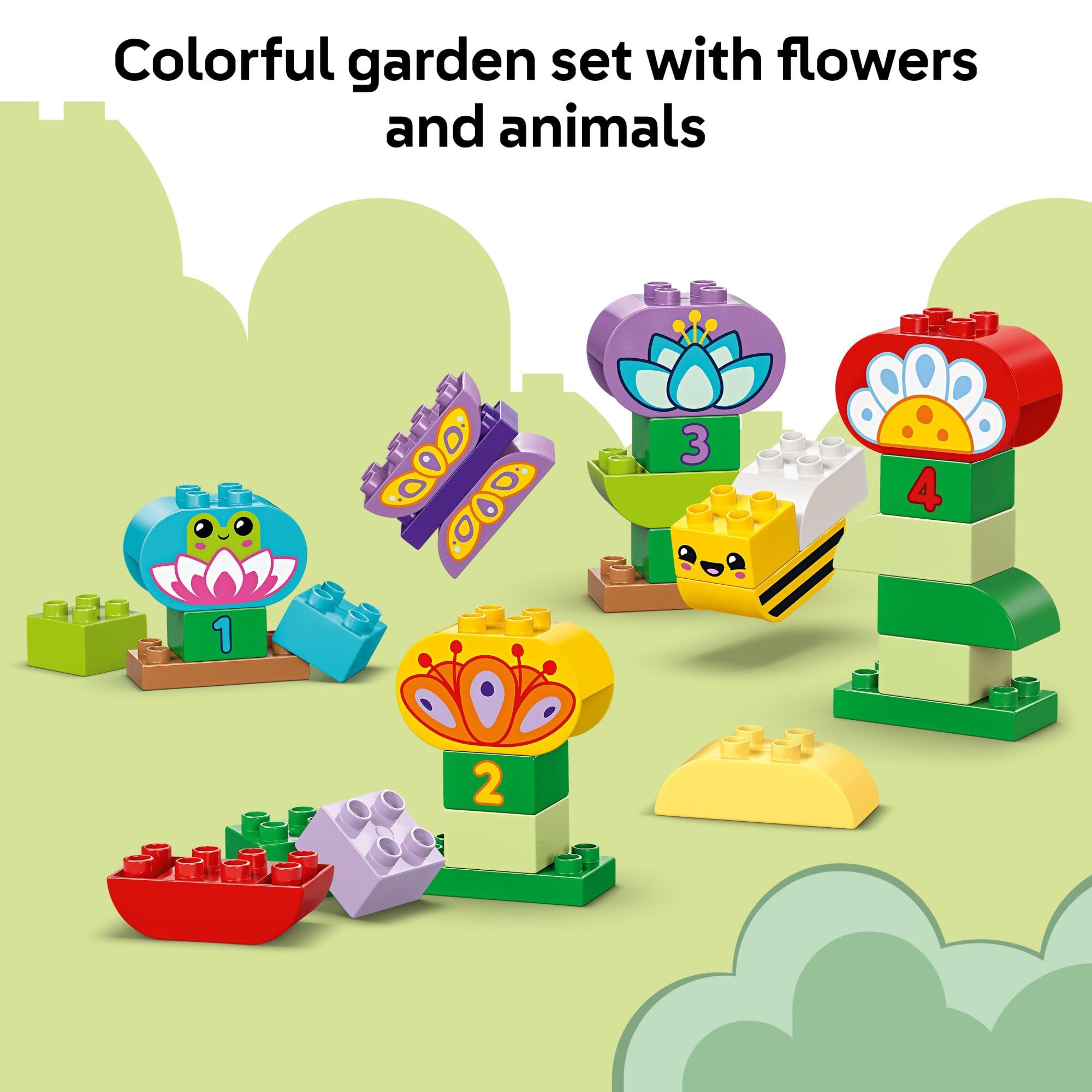 Foto 4 | Juguete De Construcción Lego Duplo Town Creative Garden & Flowers 10444 - Venta Internacional.