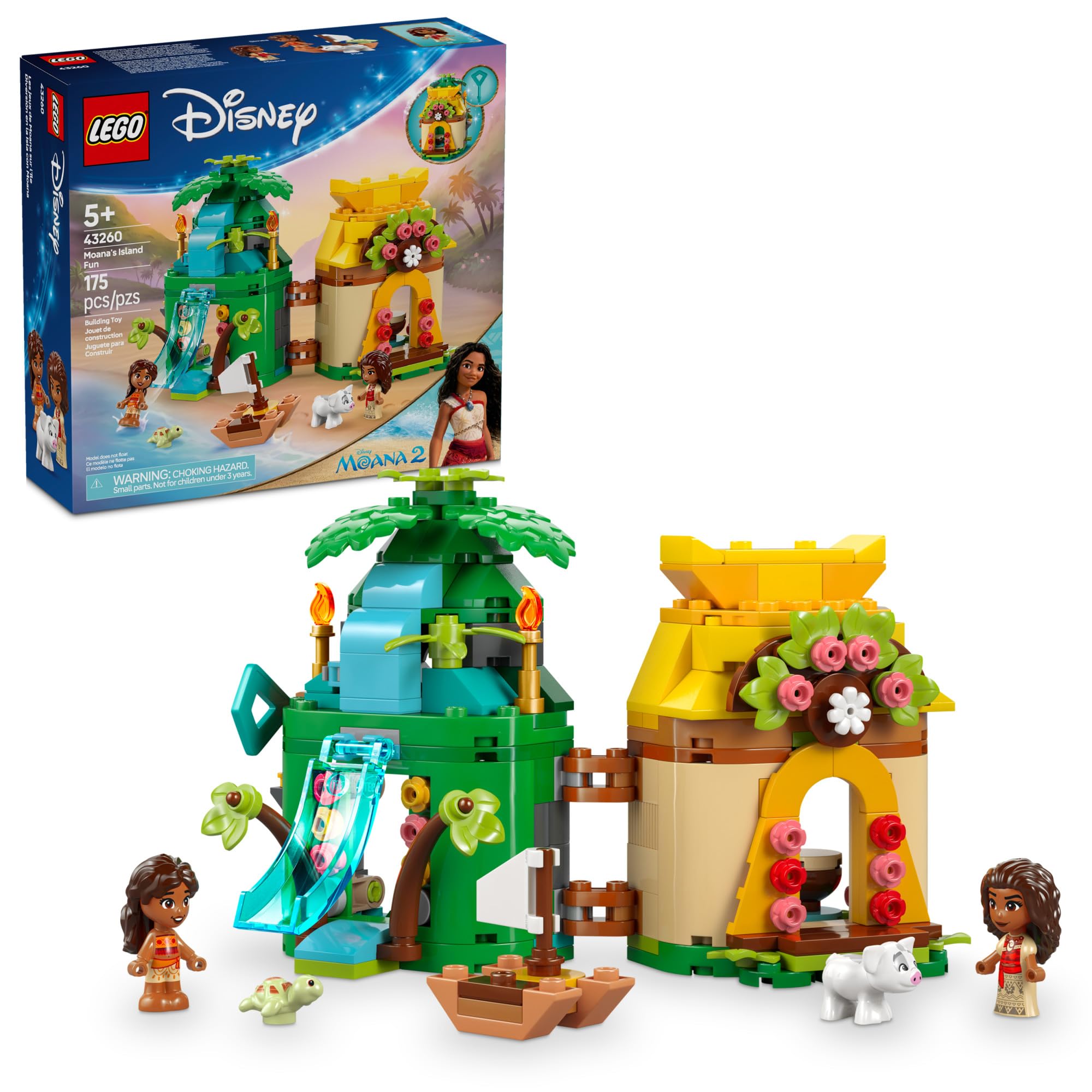 Set De Juego De Construcción Lego Disney Moana Island Fun 43260 - Venta Internacional.