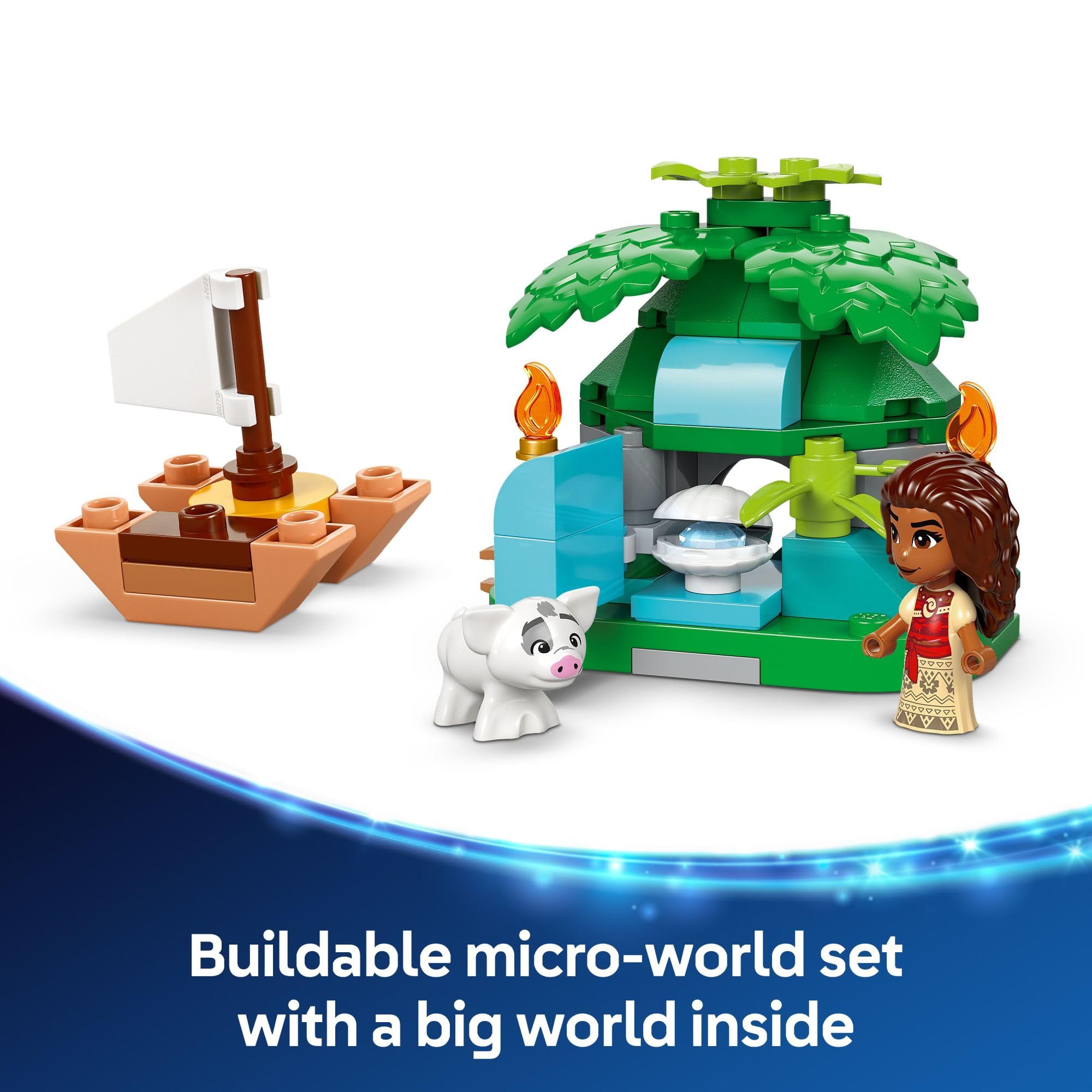 Foto 6 pulgar | Set De Juego De Construcción Lego Disney Moana Island Fun 43260 - Venta Internacional.